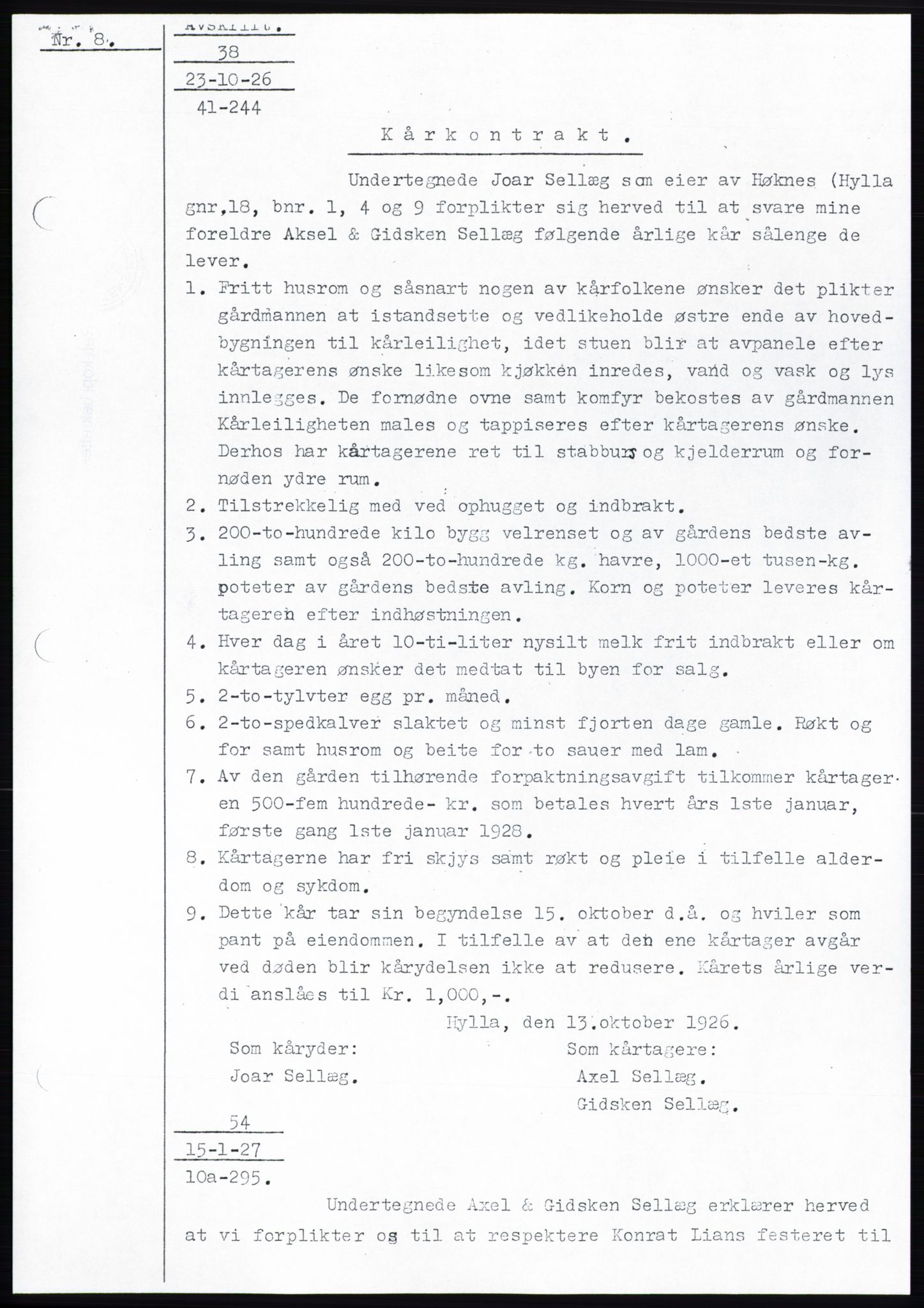 Namdal sorenskriveri, SAT/A-4133/1/2/2C: Mortgage book no. -, 1926-1930, Deed date: 17.03.1928
