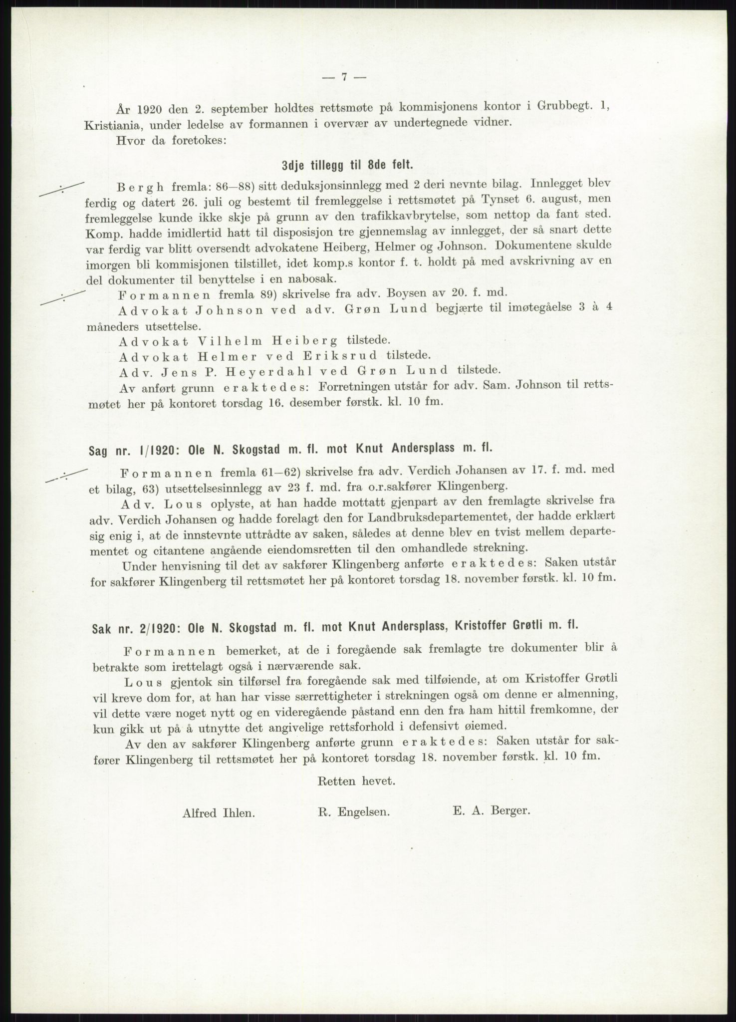 Høyfjellskommisjonen, AV/RA-S-1546/X/Xa/L0001: Nr. 1-33, 1909-1953, p. 3454