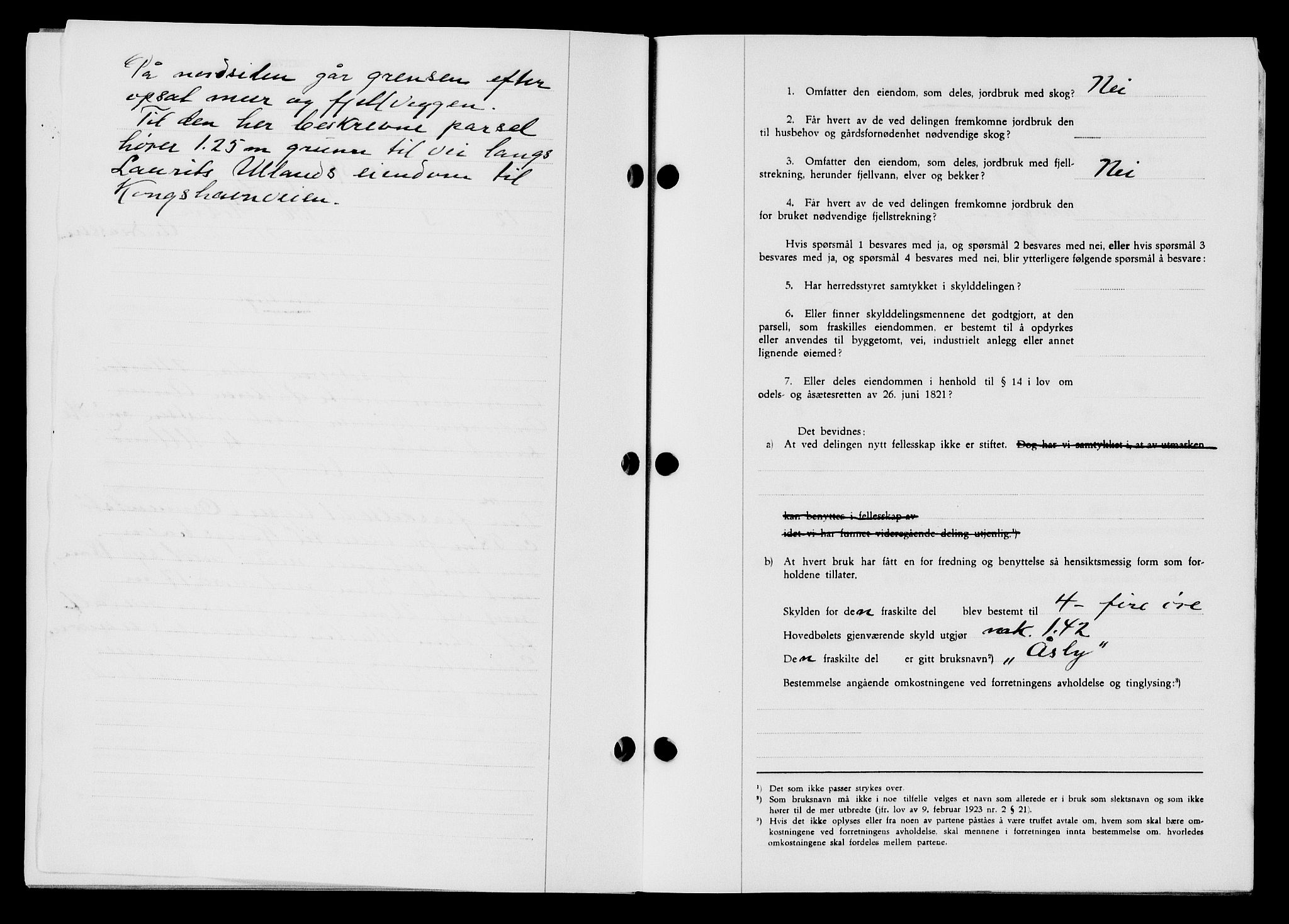 Flekkefjord sorenskriveri, SAK/1221-0001/G/Gb/Gba/L0053: Mortgage book no. A-1, 1936-1937, Diary no: : 394/1937