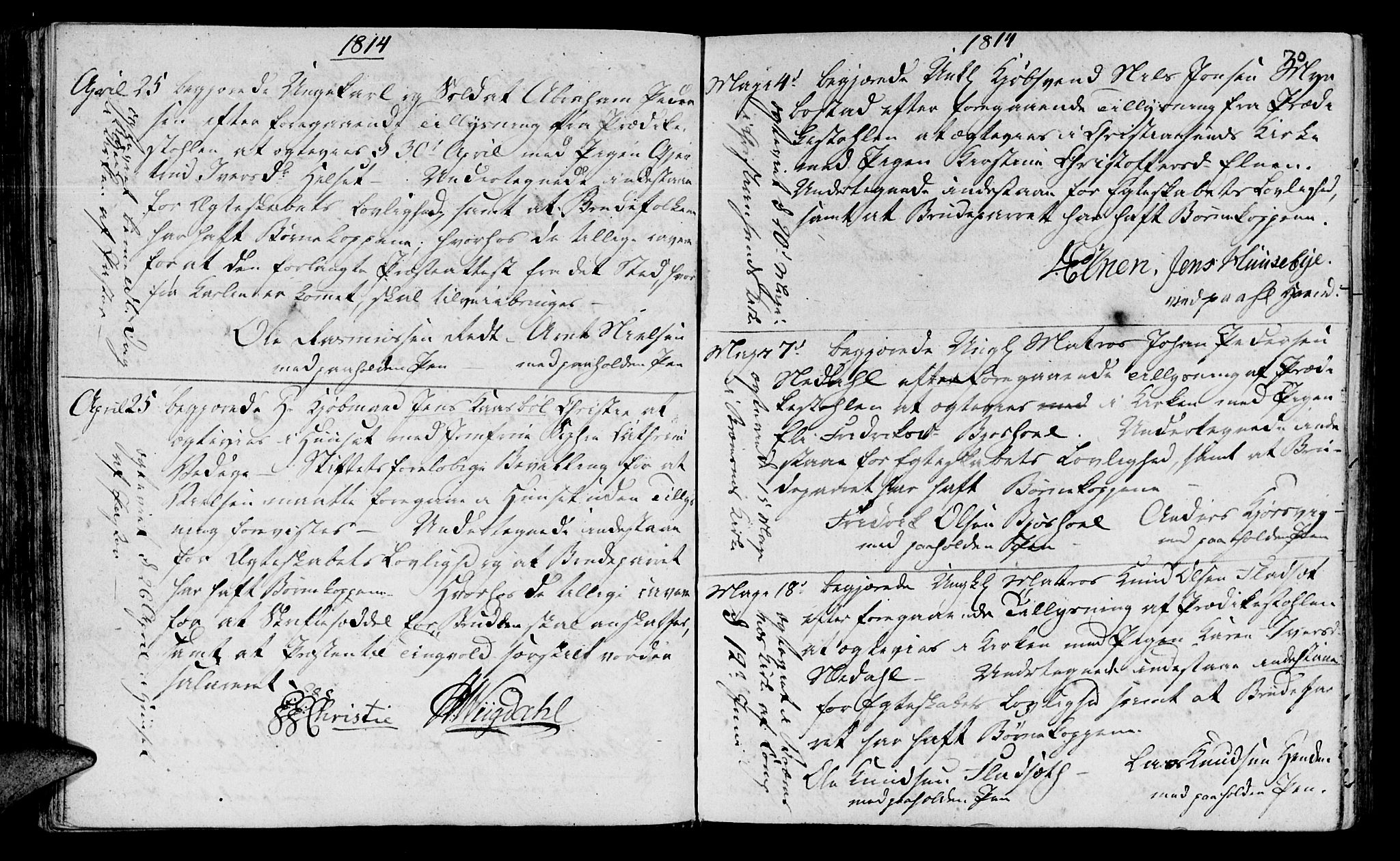 Ministerialprotokoller, klokkerbøker og fødselsregistre - Møre og Romsdal, AV/SAT-A-1454/568/L0795: Parish register (official) no. 568A04, 1802-1845, p. 70