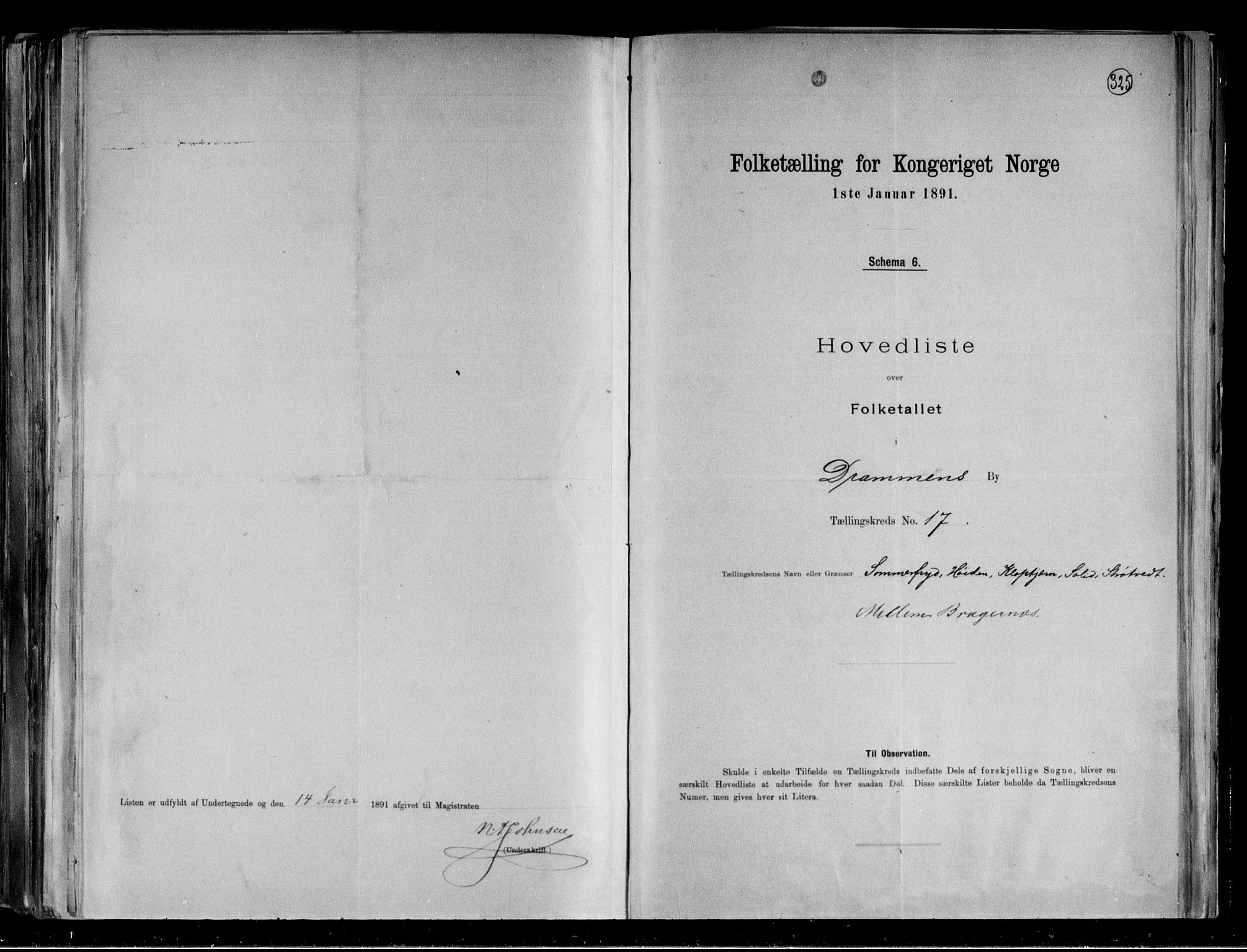 RA, 1891 census for 0602 Drammen, 1891, p. 40