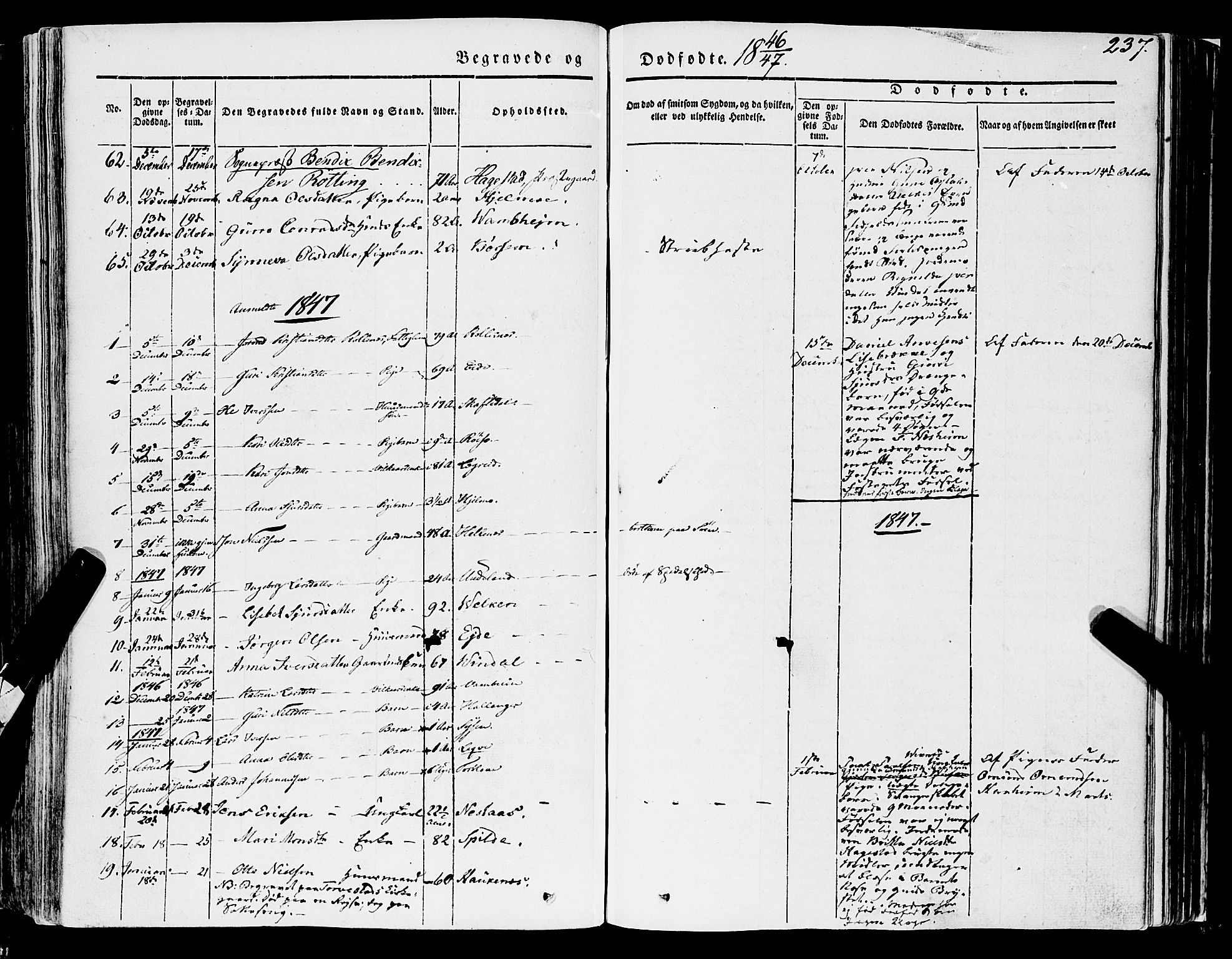 Ulvik sokneprestembete, AV/SAB-A-78801/H/Haa: Parish register (official) no. A 12, 1839-1853, p. 237