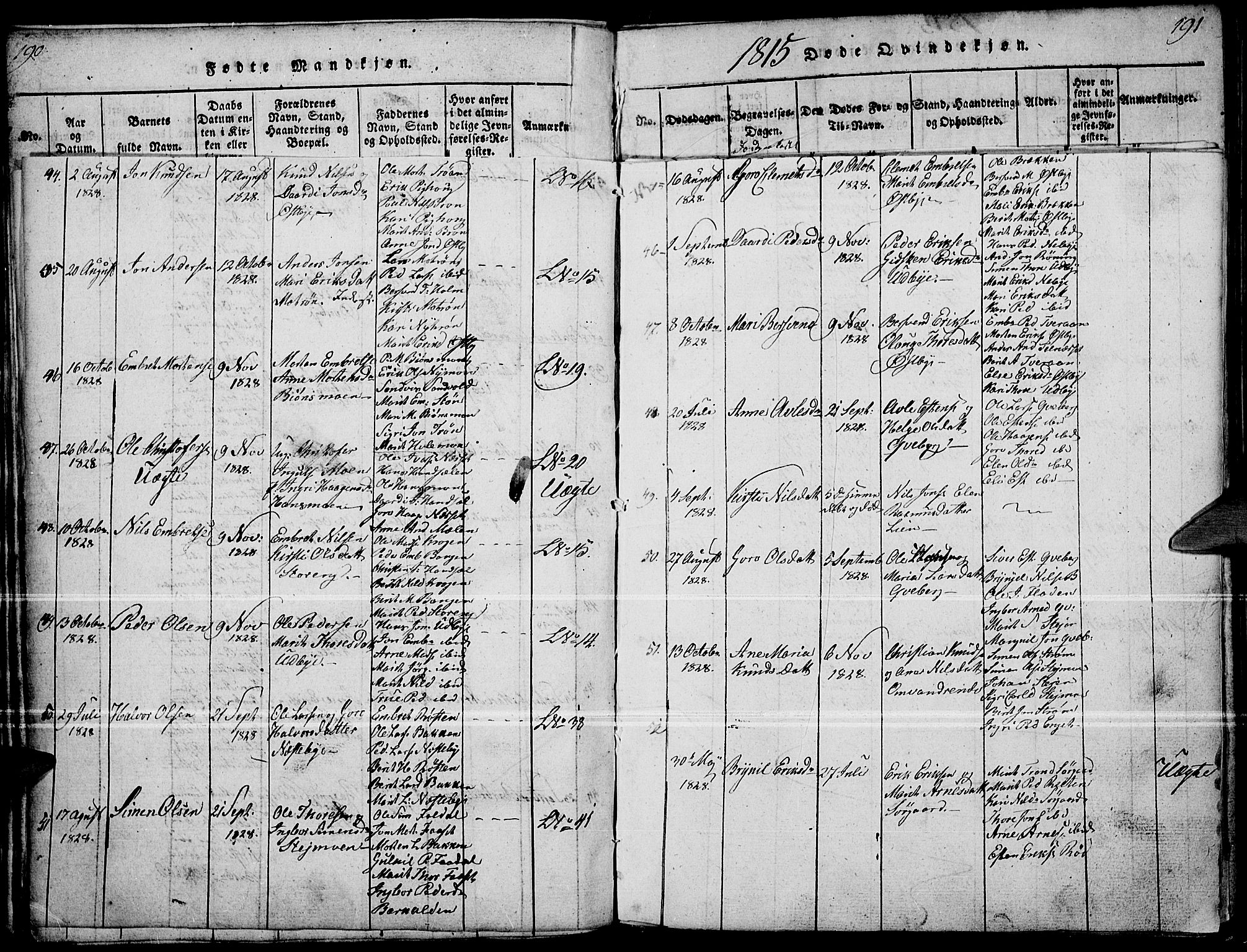 Tynset prestekontor, AV/SAH-PREST-058/H/Ha/Haa/L0018: Parish register (official) no. 18, 1815-1829