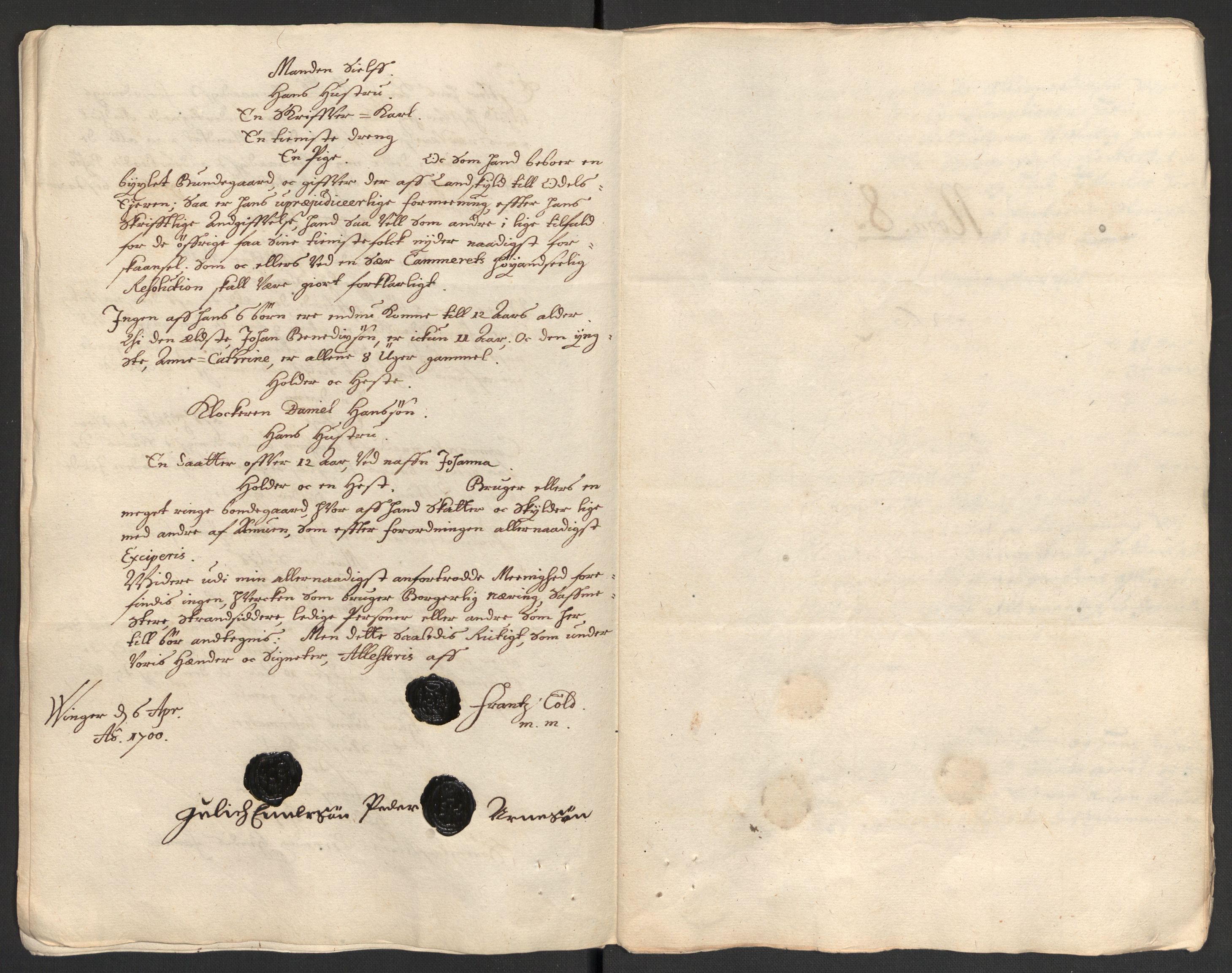 Rentekammeret inntil 1814, Reviderte regnskaper, Fogderegnskap, AV/RA-EA-4092/R13/L0838: Fogderegnskap Solør, Odal og Østerdal, 1700, p. 181