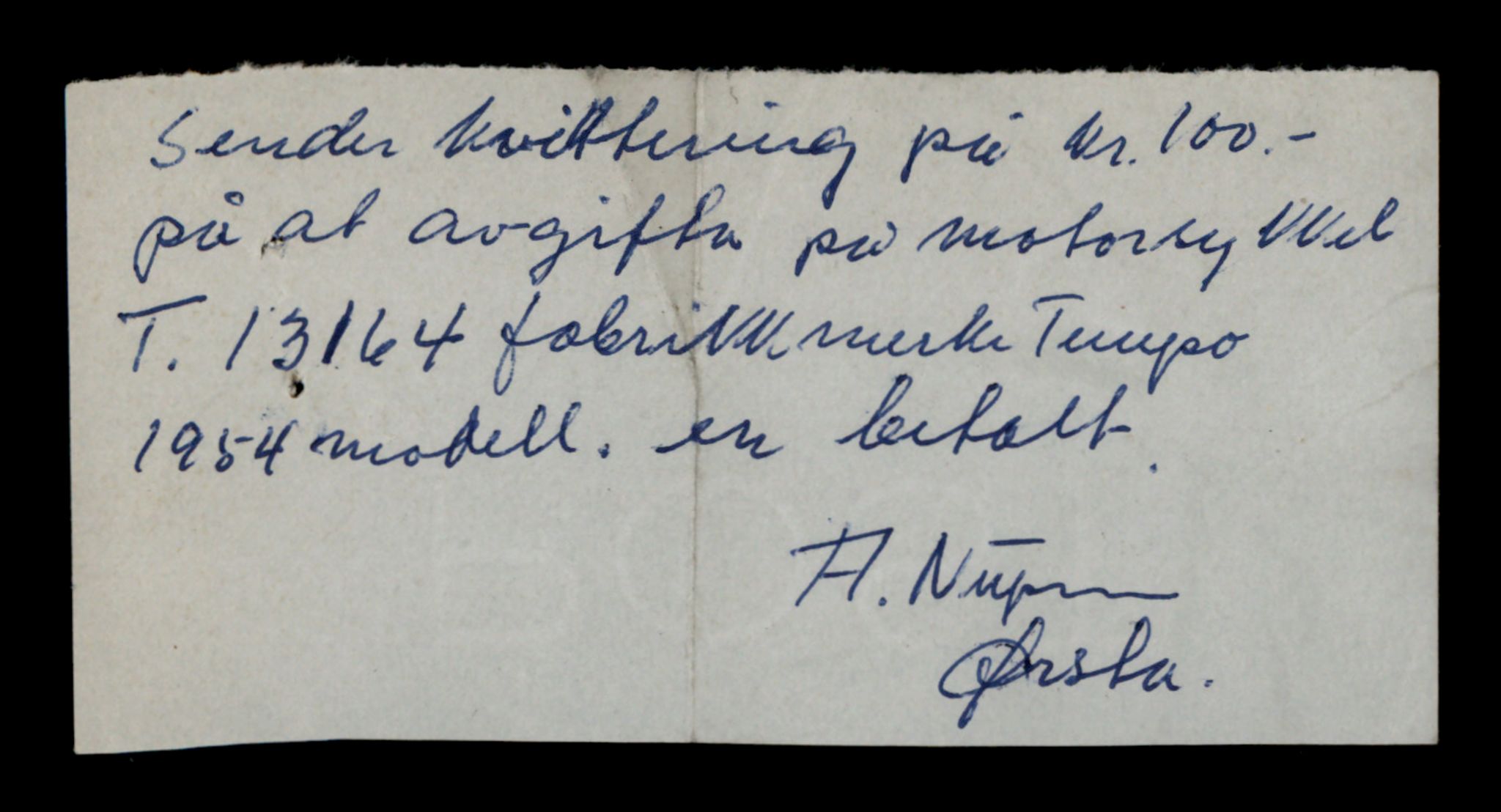 Møre og Romsdal vegkontor - Ålesund trafikkstasjon, AV/SAT-A-4099/F/Fe/L0037: Registreringskort for kjøretøy T 13031 - T 13179, 1927-1998, p. 2554