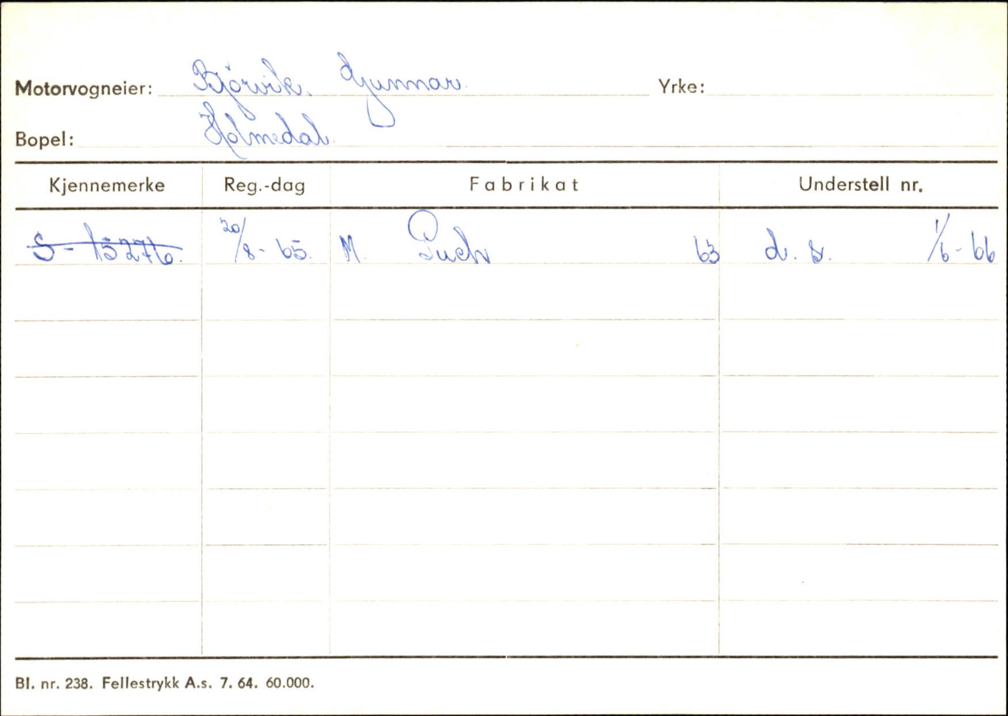 Statens vegvesen, Sogn og Fjordane vegkontor, AV/SAB-A-5301/4/F/L0125: Eigarregister Sogndal V-Å. Aurland A-Å. Fjaler A-N, 1945-1975, p. 1456