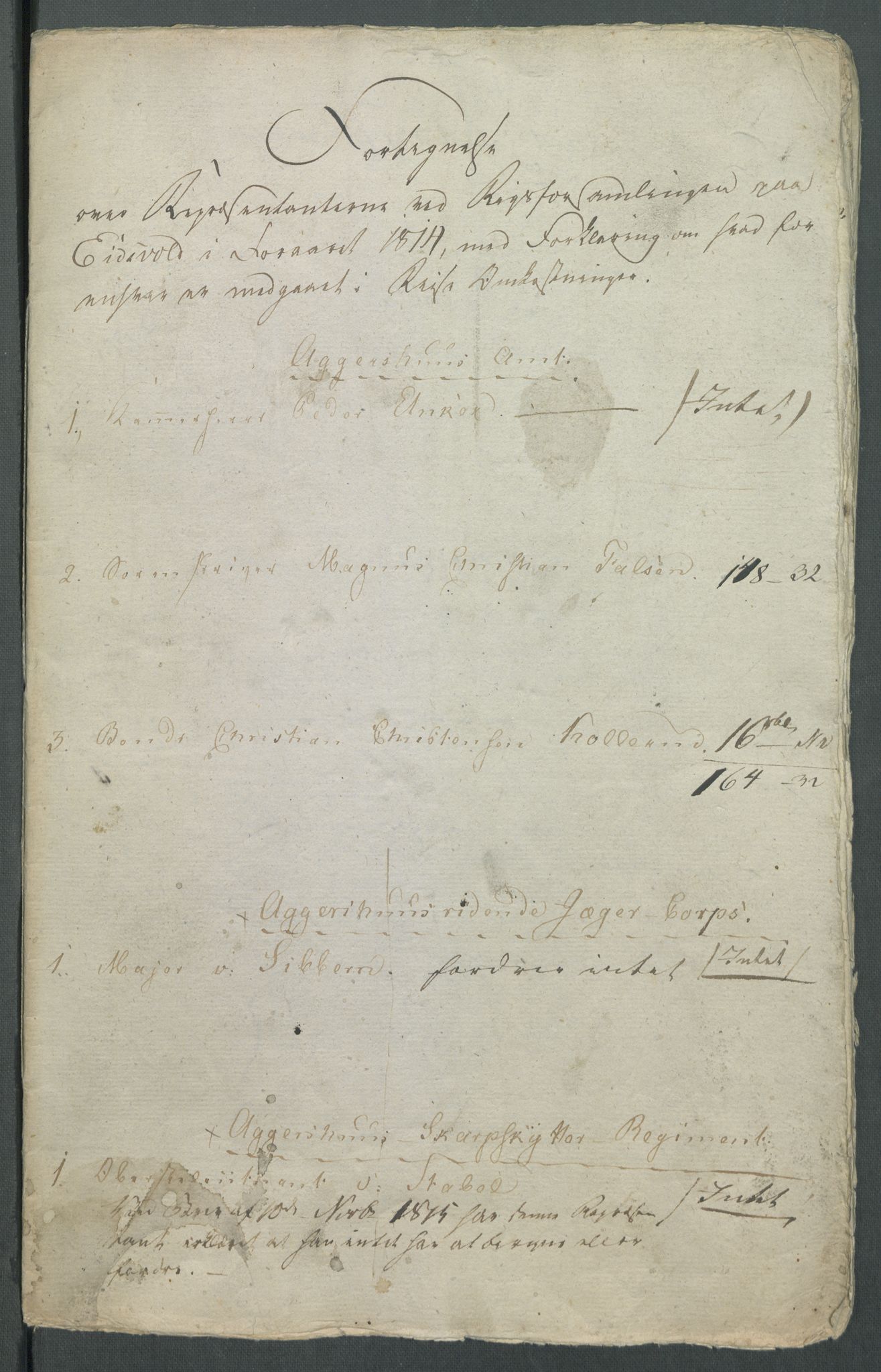 5. departement for finans-, handels- og tollfaget, AV/RA-S-3893/C/Cb/L0014: Regninger fra Riksforsamlingens deputerede, 1814, p. 42