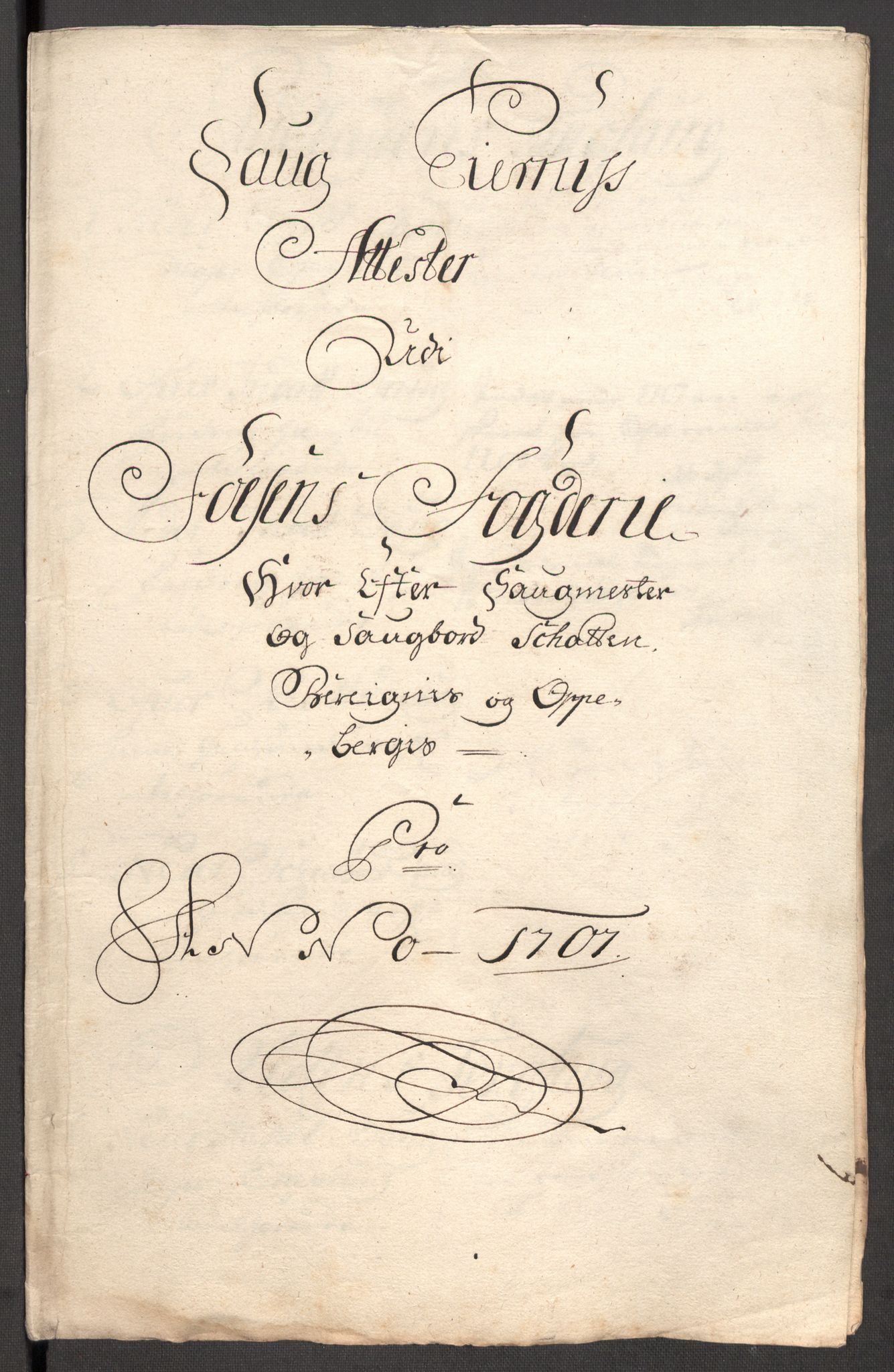 Rentekammeret inntil 1814, Reviderte regnskaper, Fogderegnskap, AV/RA-EA-4092/R57/L3857: Fogderegnskap Fosen, 1706-1707, p. 366