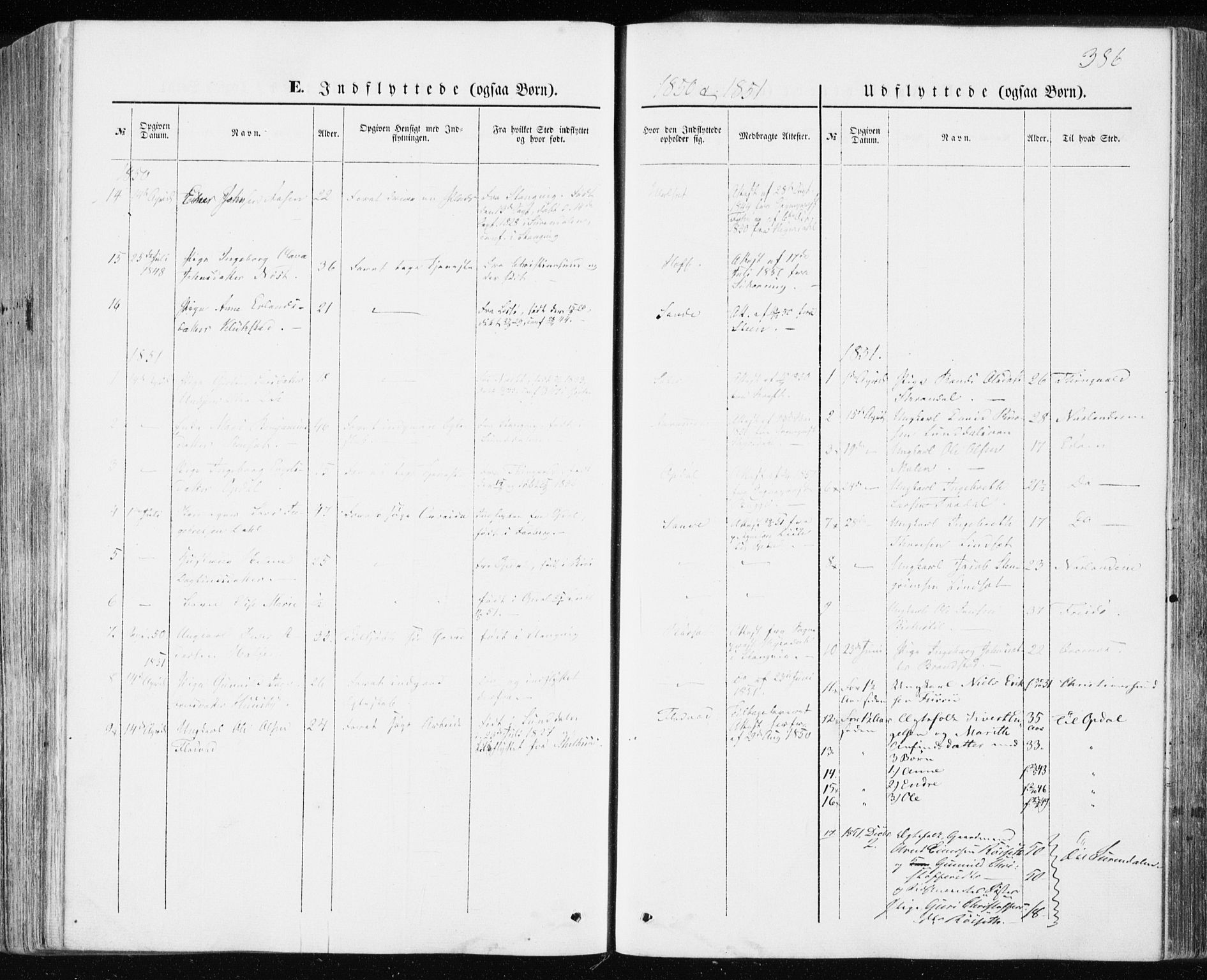 Ministerialprotokoller, klokkerbøker og fødselsregistre - Møre og Romsdal, SAT/A-1454/590/L1013: Parish register (official) no. 590A05, 1847-1877, p. 386