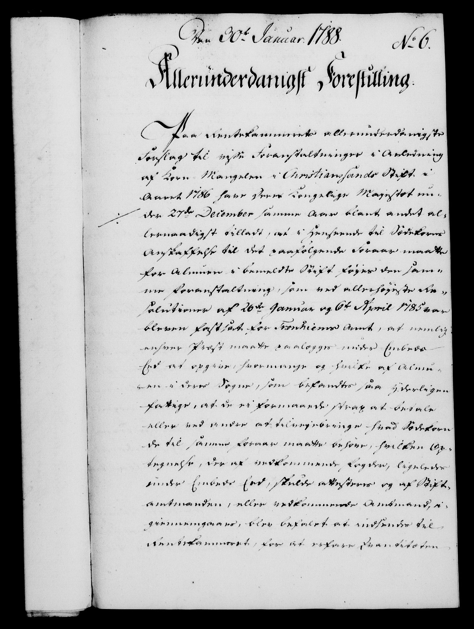 Rentekammeret, Kammerkanselliet, RA/EA-3111/G/Gf/Gfa/L0070: Norsk relasjons- og resolusjonsprotokoll (merket RK 52.70), 1788, p. 48