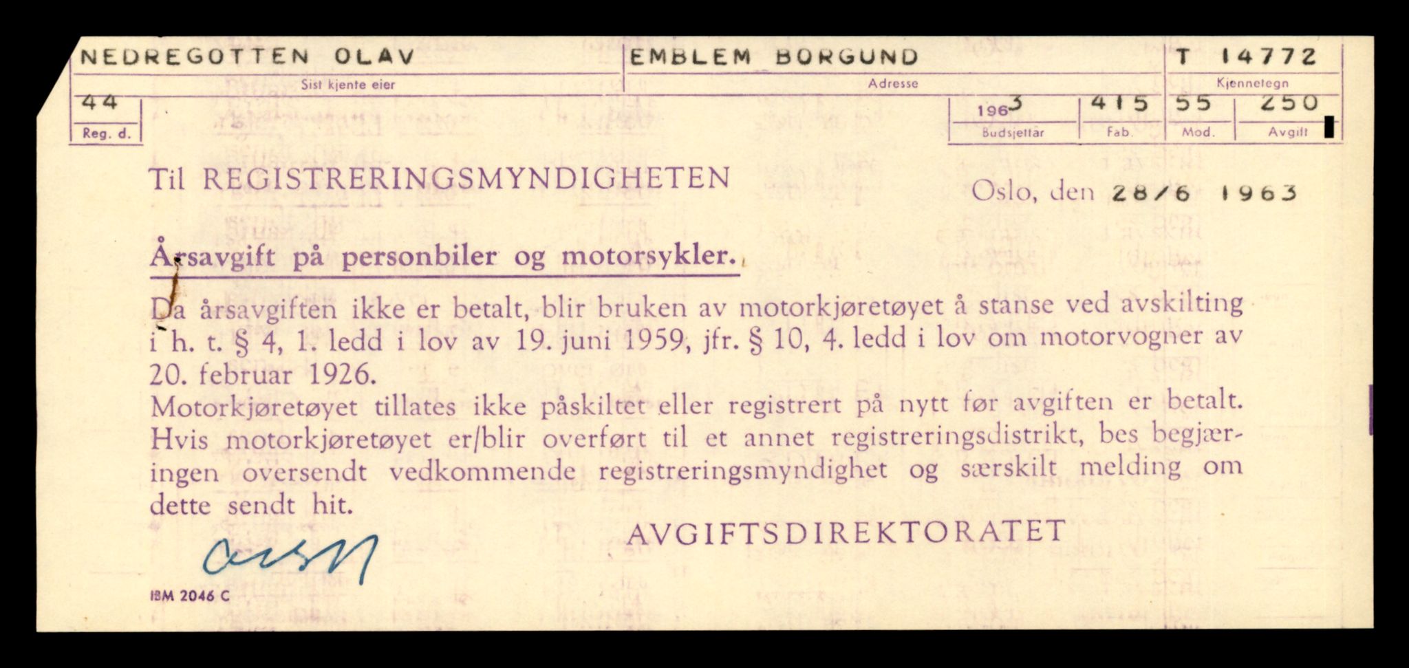 Møre og Romsdal vegkontor - Ålesund trafikkstasjon, AV/SAT-A-4099/F/Fe/L0048: Registreringskort for kjøretøy T 14721 - T 14863, 1927-1998, p. 1062