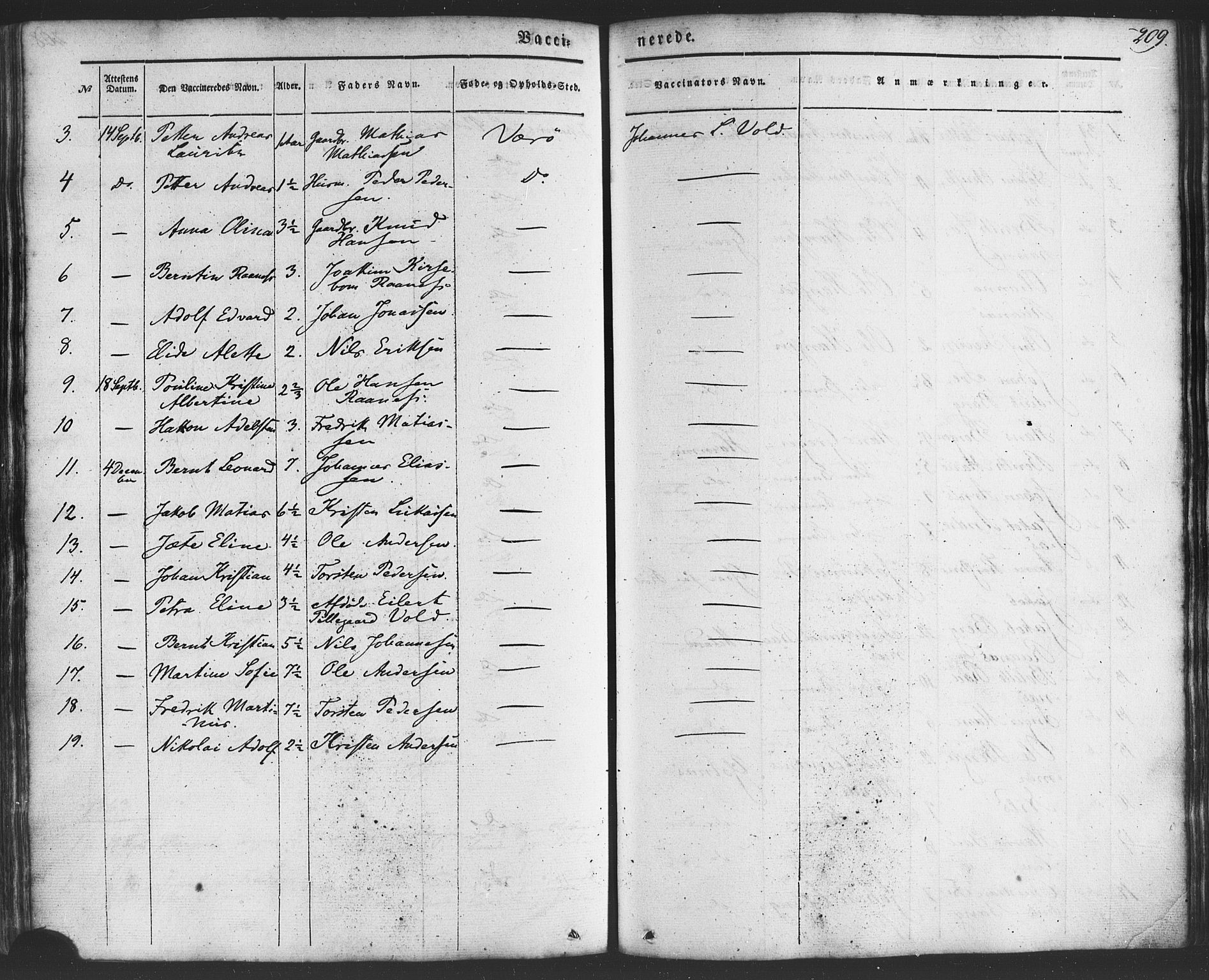 Ministerialprotokoller, klokkerbøker og fødselsregistre - Nordland, AV/SAT-A-1459/807/L0121: Parish register (official) no. 807A04, 1846-1879, p. 209