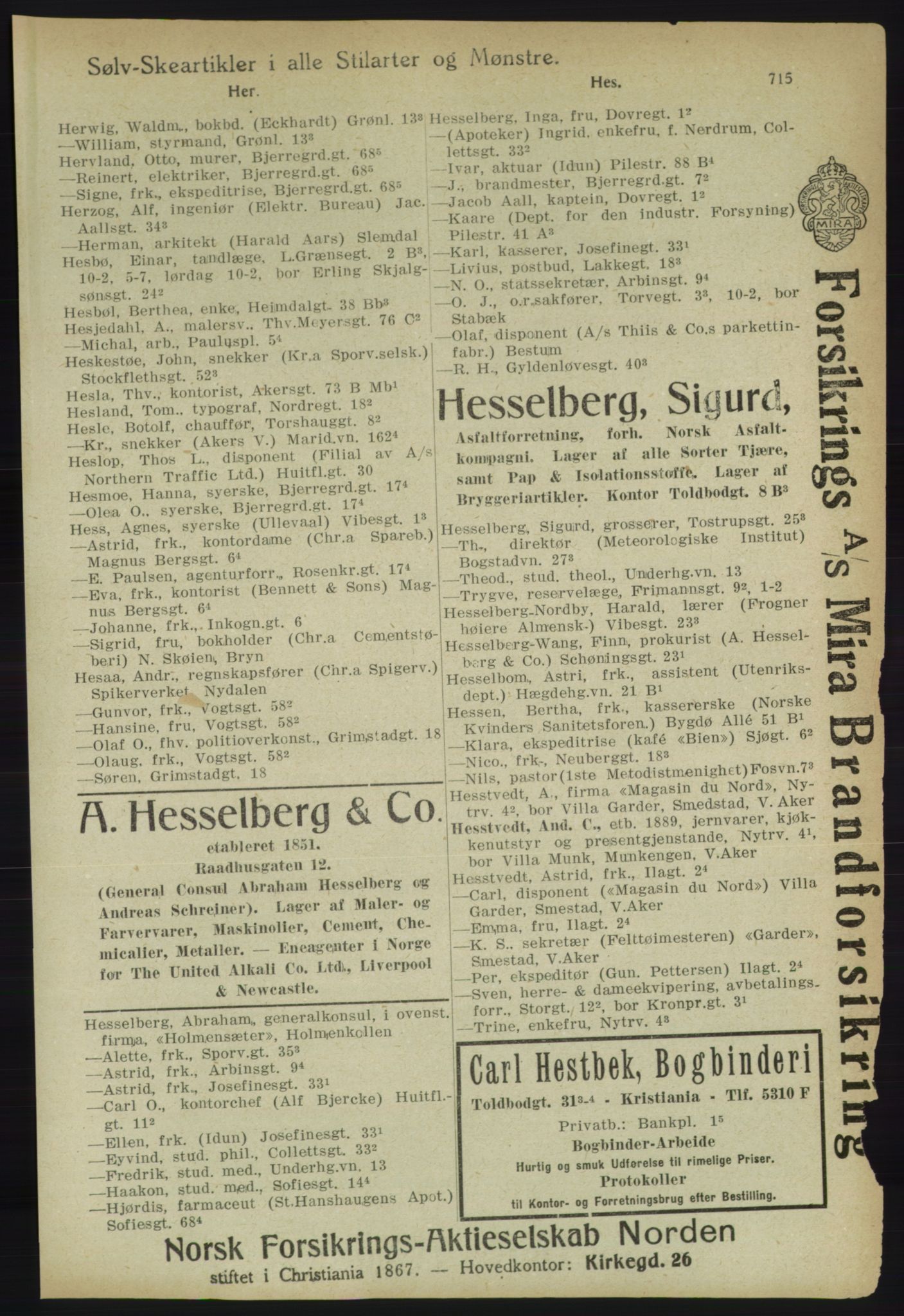 Kristiania/Oslo adressebok, PUBL/-, 1918, p. 740