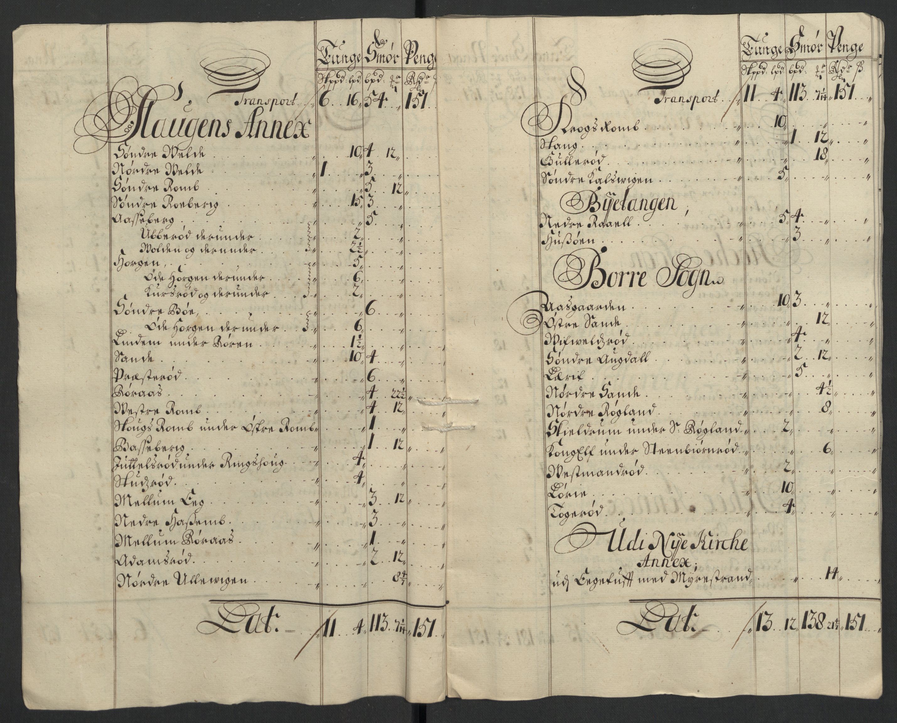 Rentekammeret inntil 1814, Reviderte regnskaper, Fogderegnskap, RA/EA-4092/R32/L1871: Fogderegnskap Jarlsberg grevskap, 1703-1705, p. 286