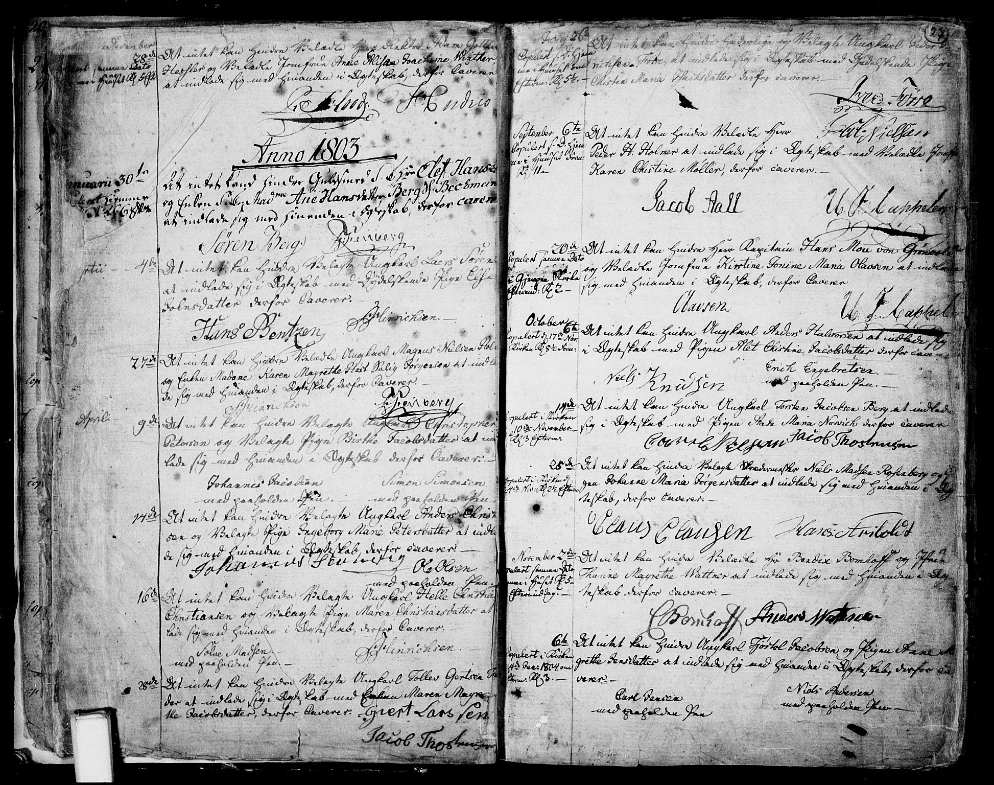Skien kirkebøker, SAKO/A-302/F/Fa/L0004: Parish register (official) no. 4, 1792-1814, p. 26-27