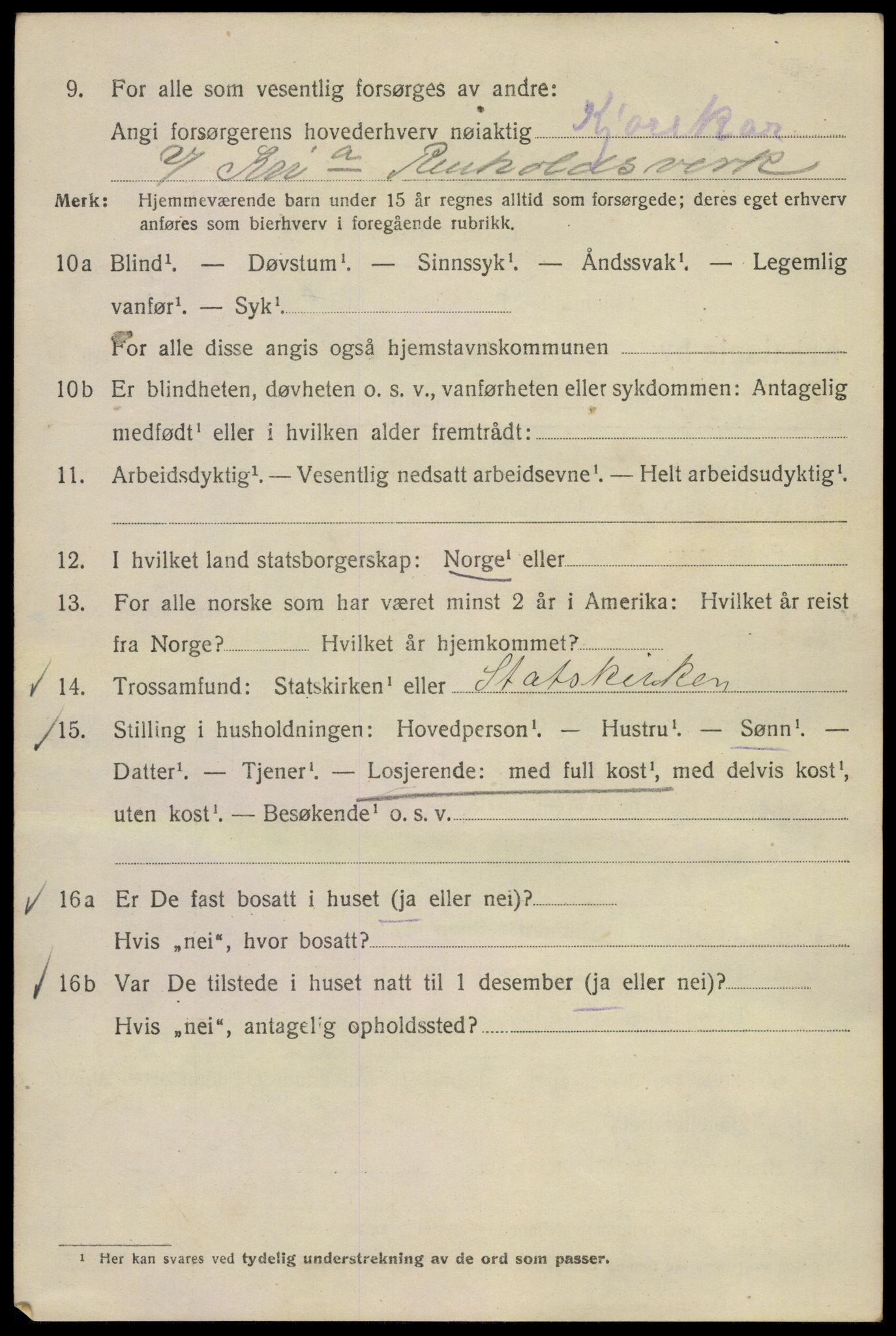 SAO, 1920 census for Kristiania, 1920, p. 302074