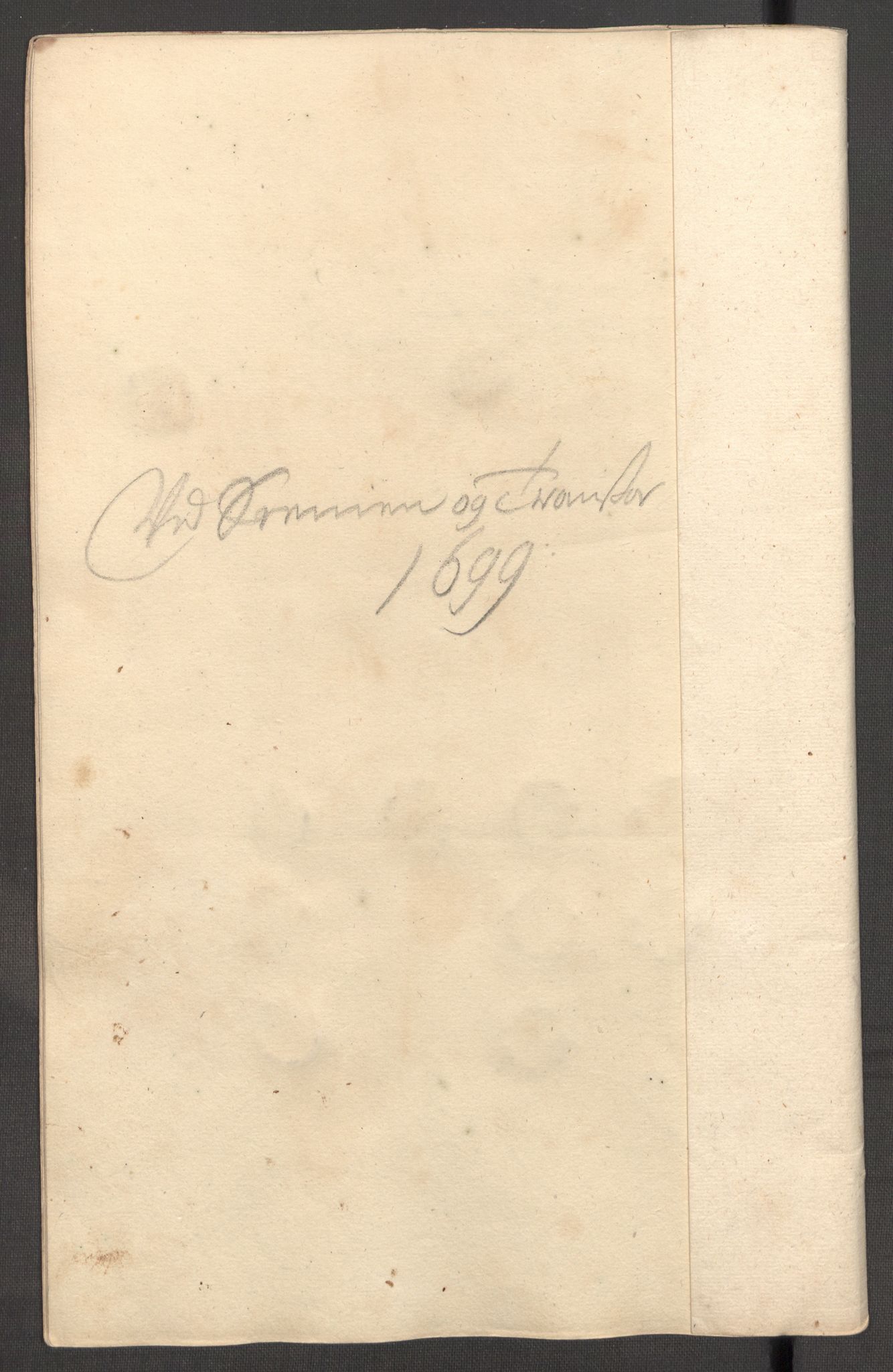 Rentekammeret inntil 1814, Reviderte regnskaper, Fogderegnskap, RA/EA-4092/R68/L4754: Fogderegnskap Senja og Troms, 1697-1699, p. 318
