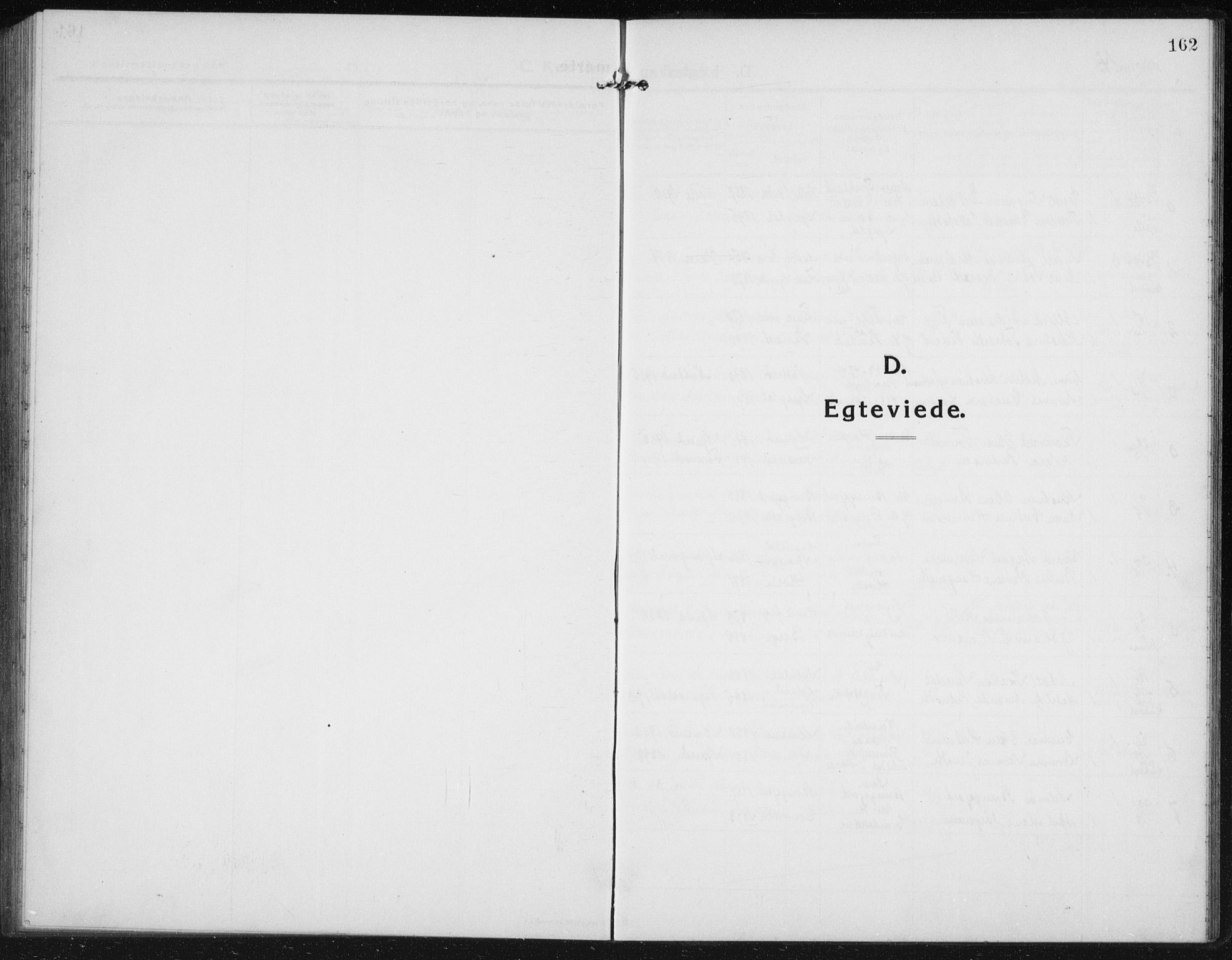 Lyngdal sokneprestkontor, SAK/1111-0029/F/Fb/Fbc/L0006: Parish register (copy) no. B 6, 1914-1934, p. 162