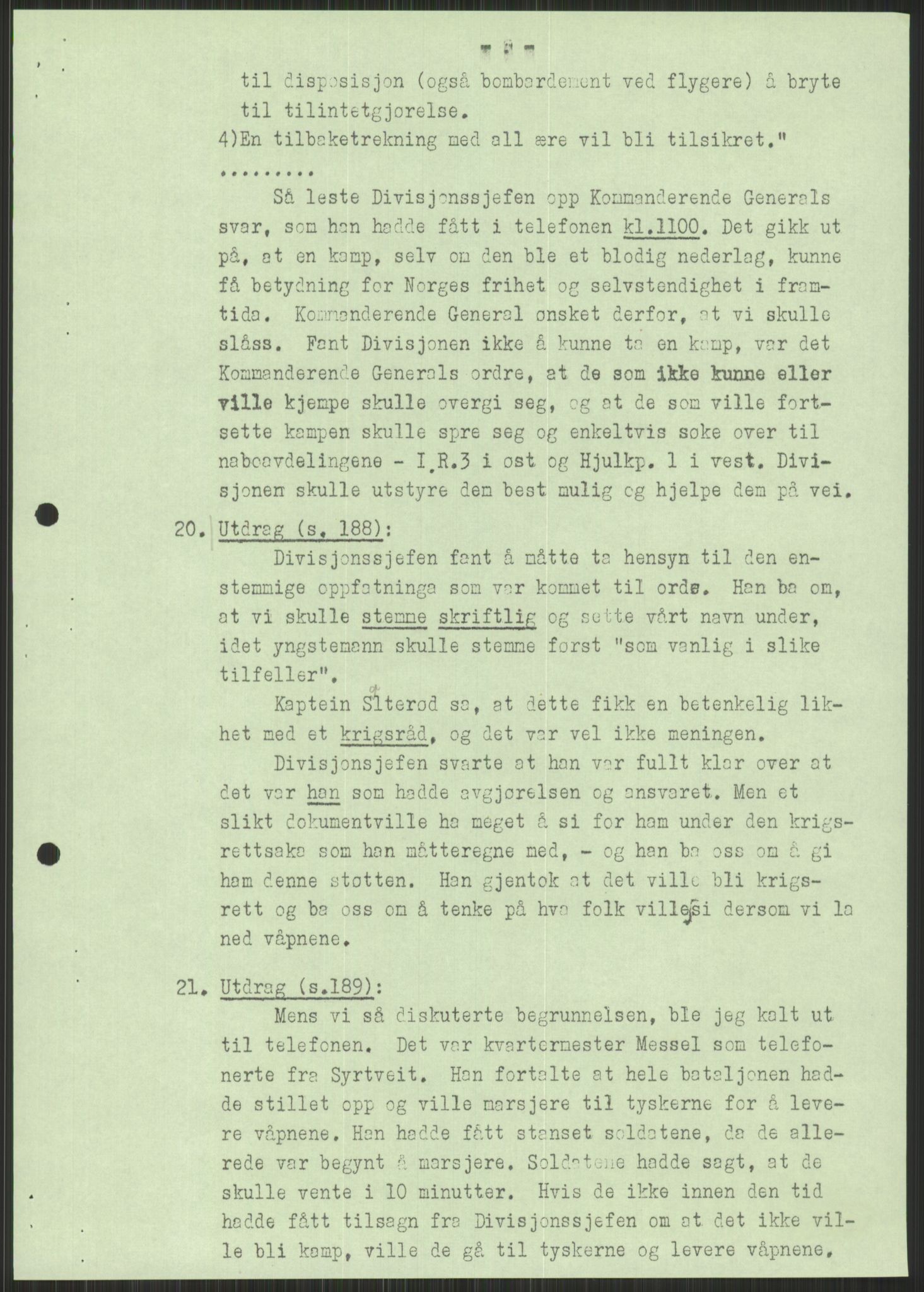 Forsvaret, Forsvarets krigshistoriske avdeling, AV/RA-RAFA-2017/Y/Yb/L0086: II-C-11-300  -  3. Divisjon., 1946-1955, p. 147