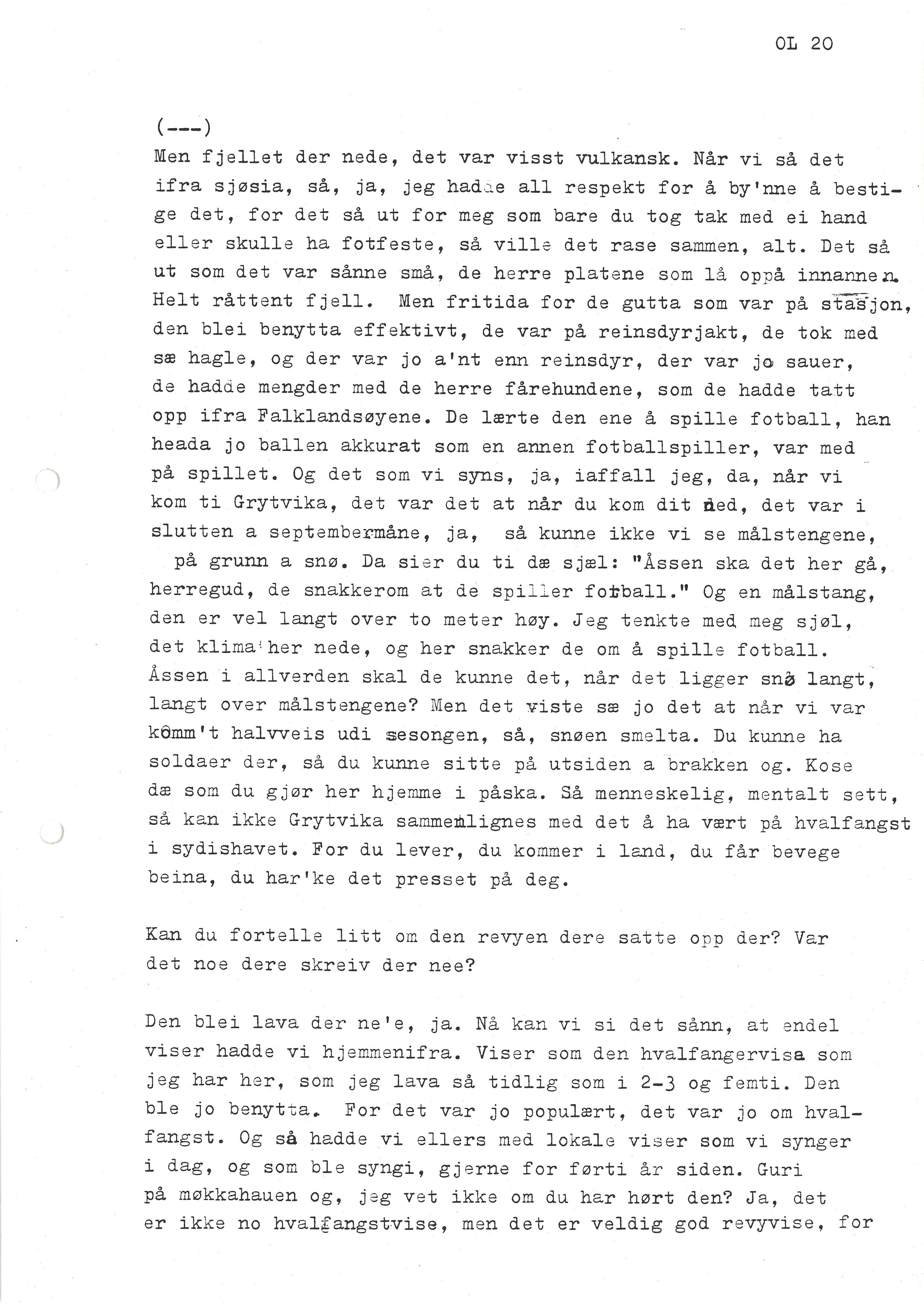 Sa 16 - Folkemusikk fra Vestfold, Gjerdesamlingen, VEMU/A-1868/I/L0001: Informantregister med intervjunedtegnelser, 1979-1986