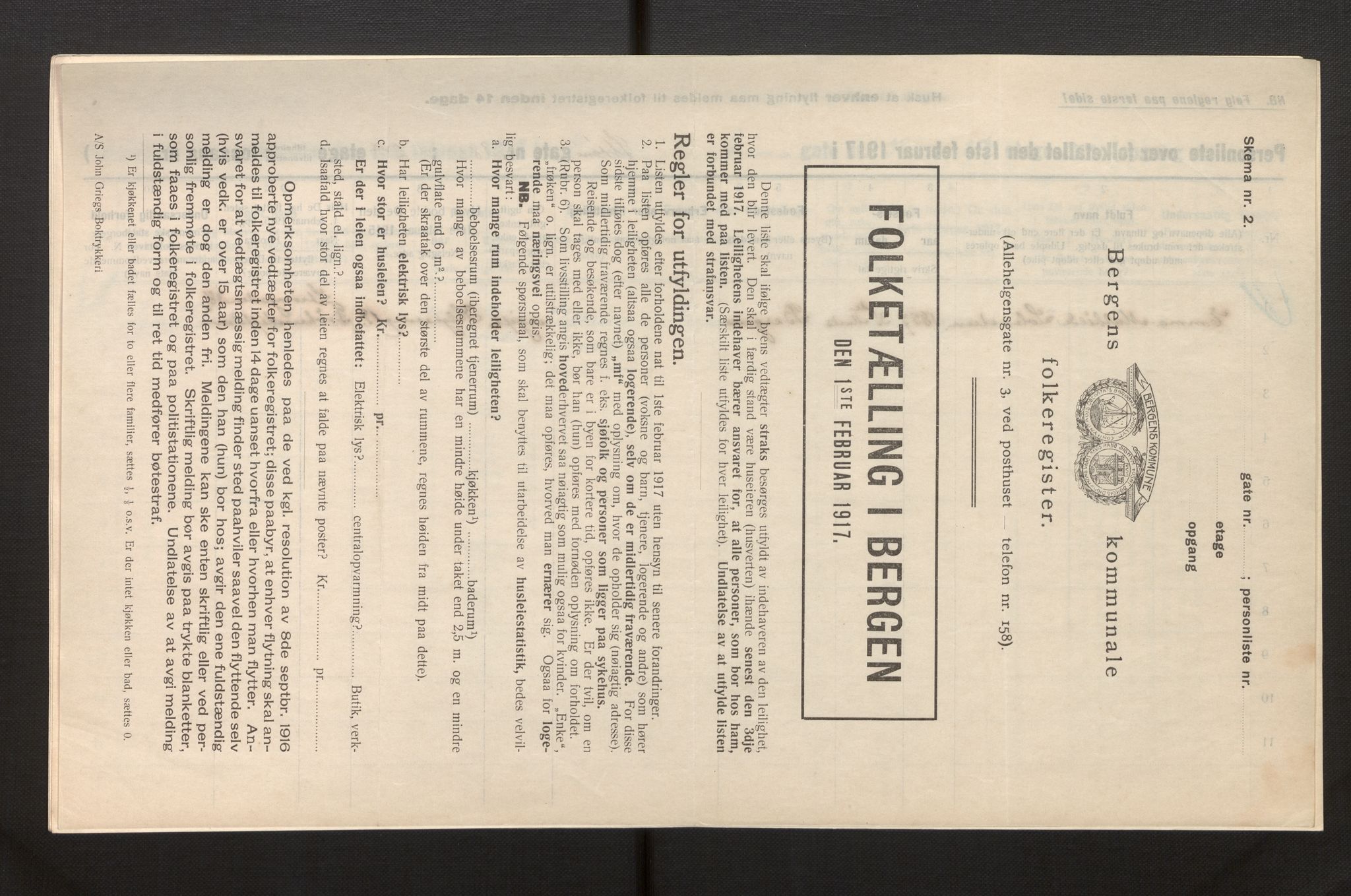 SAB, Municipal Census 1917 for Bergen, 1917, p. 38852