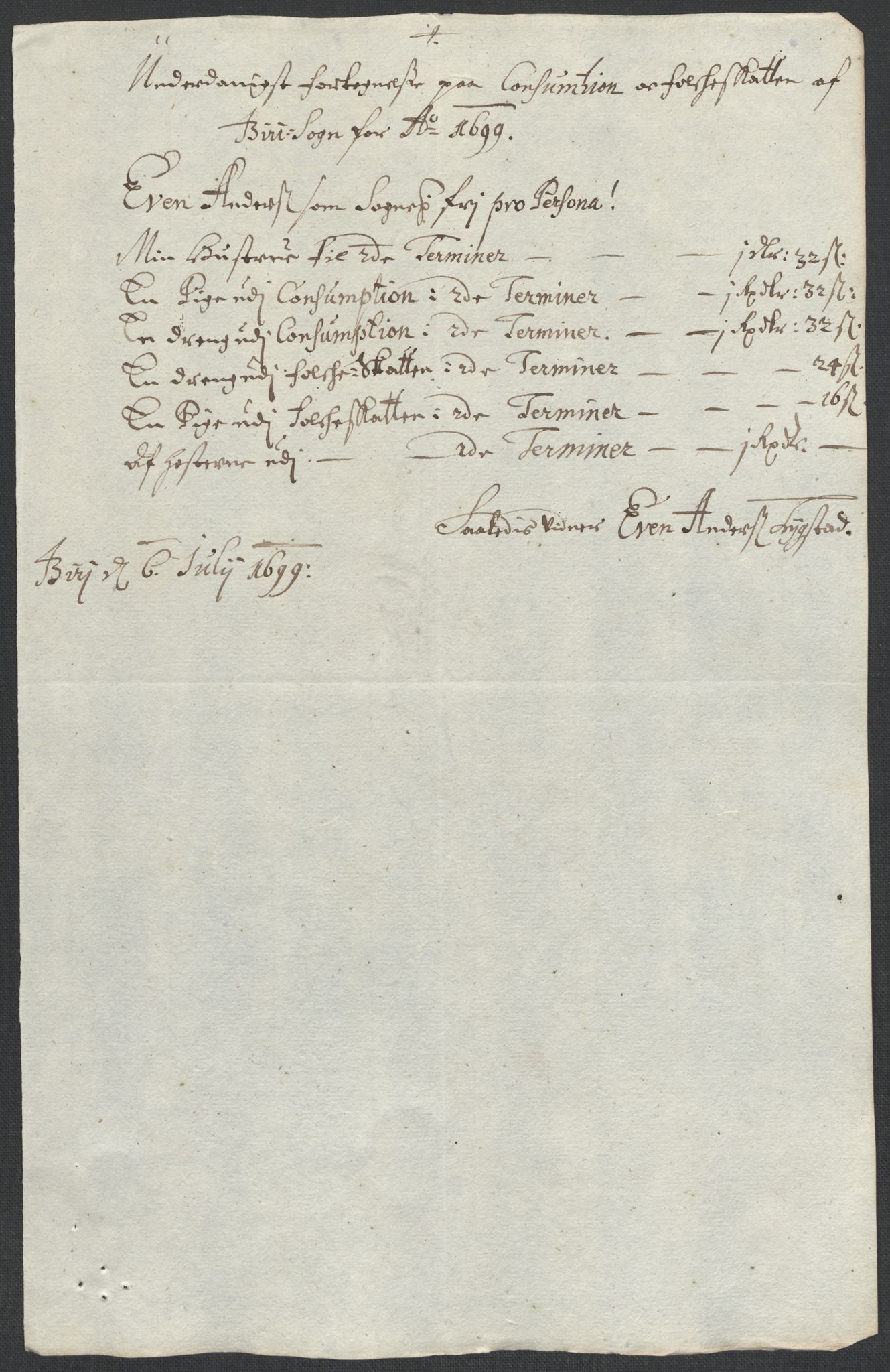 Rentekammeret inntil 1814, Reviderte regnskaper, Fogderegnskap, AV/RA-EA-4092/R18/L1297: Fogderegnskap Hadeland, Toten og Valdres, 1699, p. 339