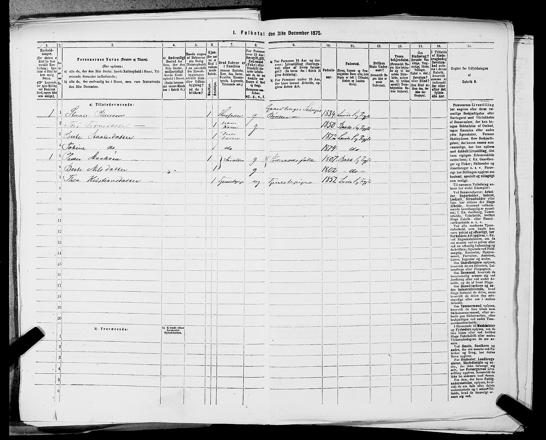 SAST, 1875 census for 1112P Lund, 1875, p. 323