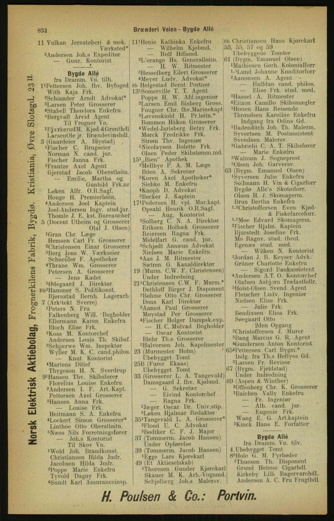 Kristiania/Oslo adressebok, PUBL/-, 1900, p. 832