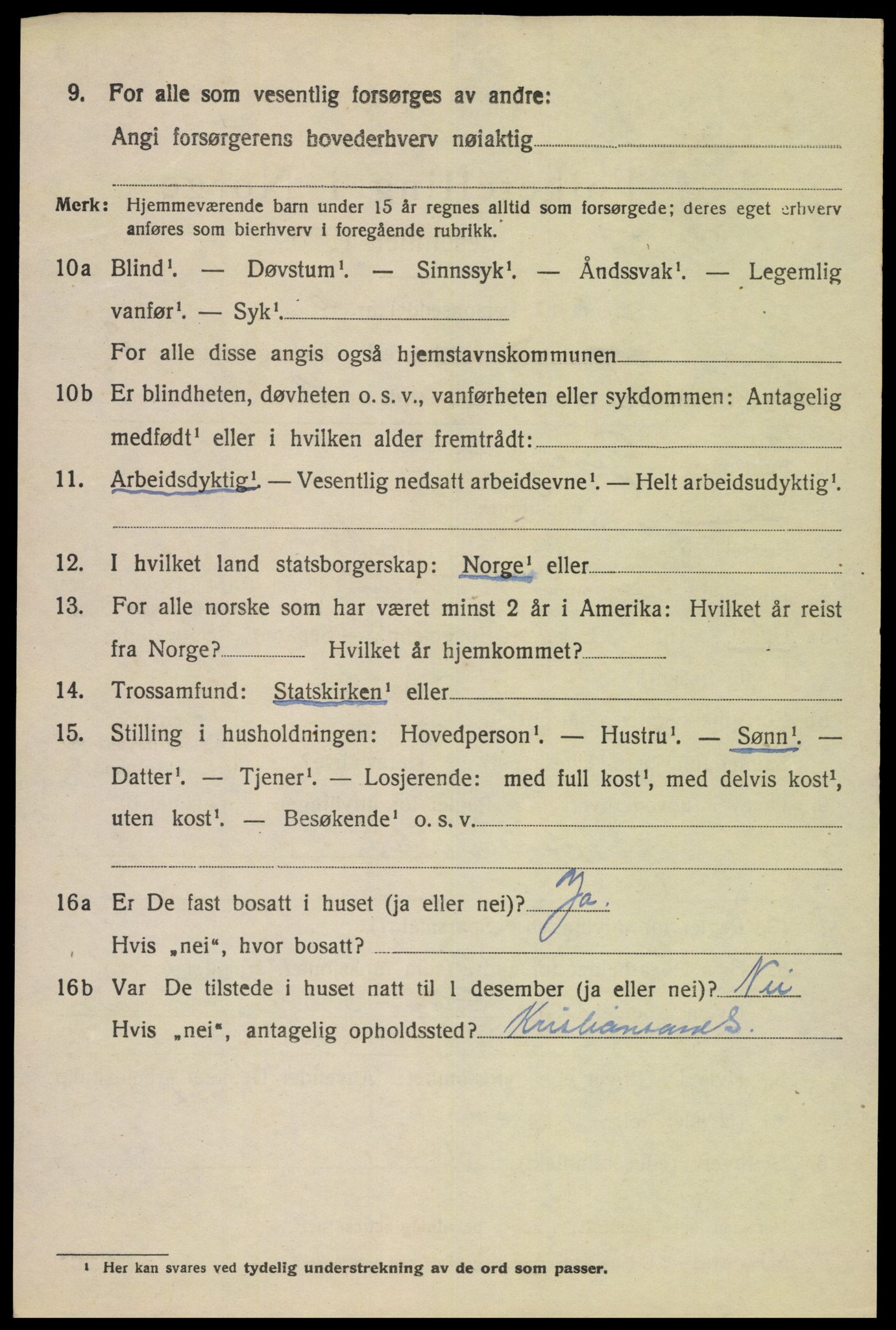 SAK, 1920 census for Spind, 1920, p. 1672