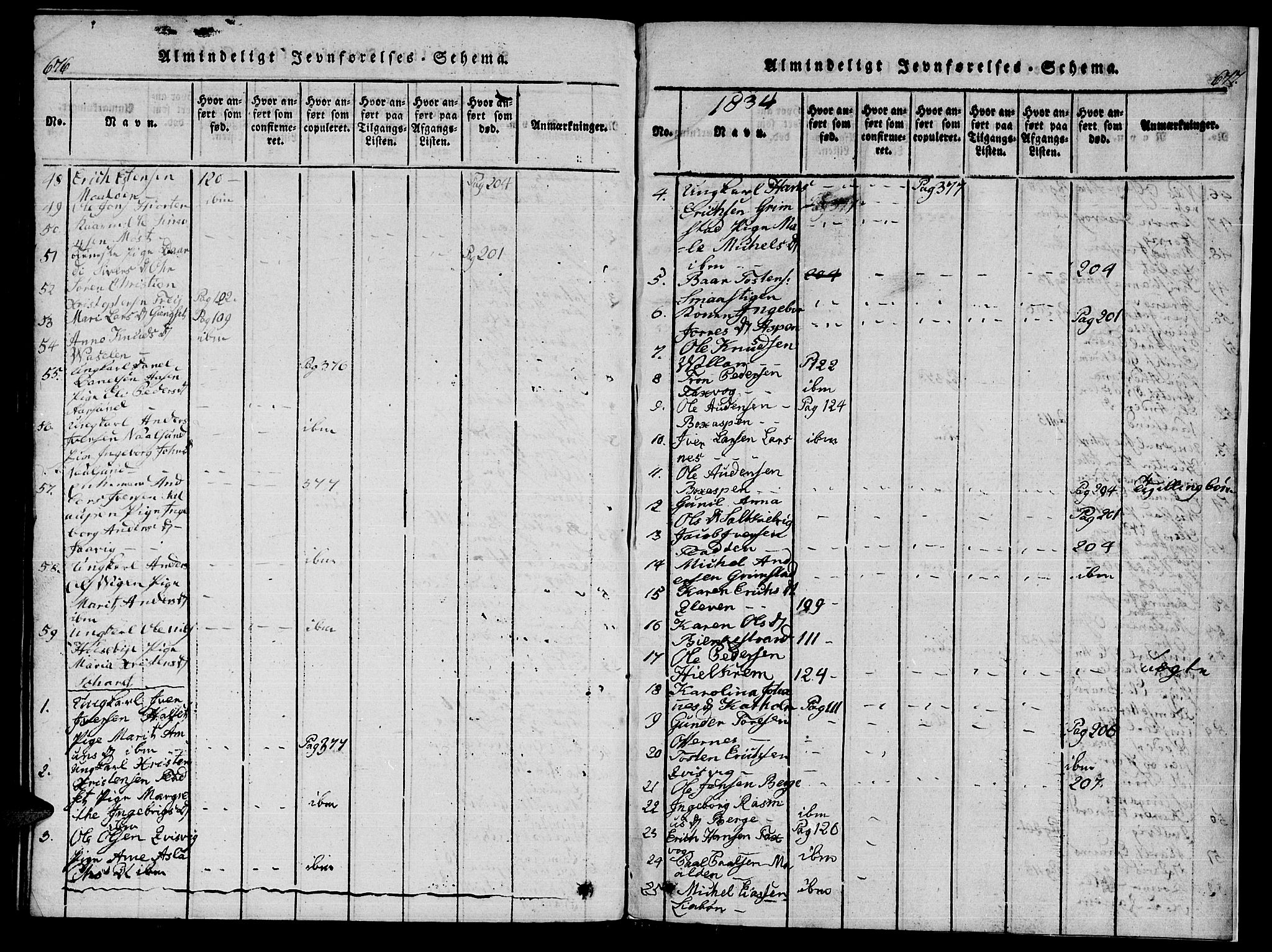 Ministerialprotokoller, klokkerbøker og fødselsregistre - Møre og Romsdal, AV/SAT-A-1454/573/L0873: Parish register (copy) no. 573C01, 1819-1834, p. 676-677