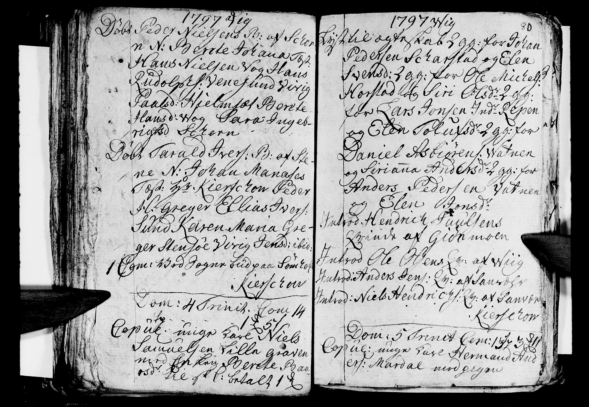 Ministerialprotokoller, klokkerbøker og fødselsregistre - Nordland, AV/SAT-A-1459/812/L0184: Parish register (copy) no. 812C02, 1793-1809, p. 80