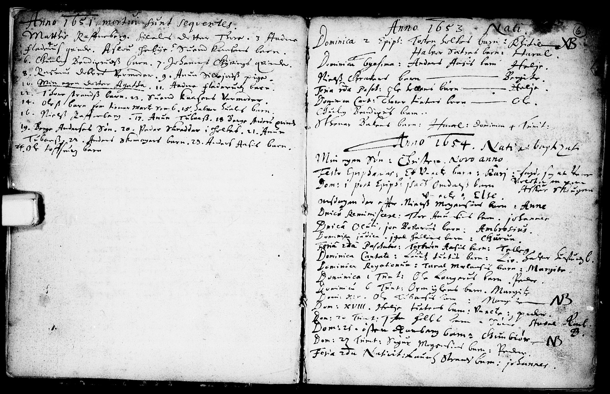 Heddal kirkebøker, SAKO/A-268/F/Fa/L0001: Parish register (official) no. I 1, 1648-1699, p. 6