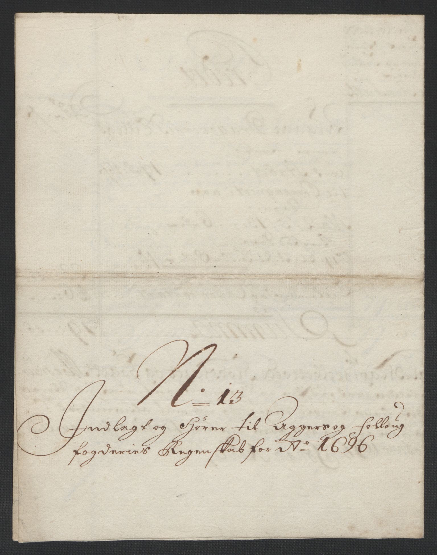 Rentekammeret inntil 1814, Reviderte regnskaper, Fogderegnskap, AV/RA-EA-4092/R10/L0440: Fogderegnskap Aker og Follo, 1696-1697, p. 201