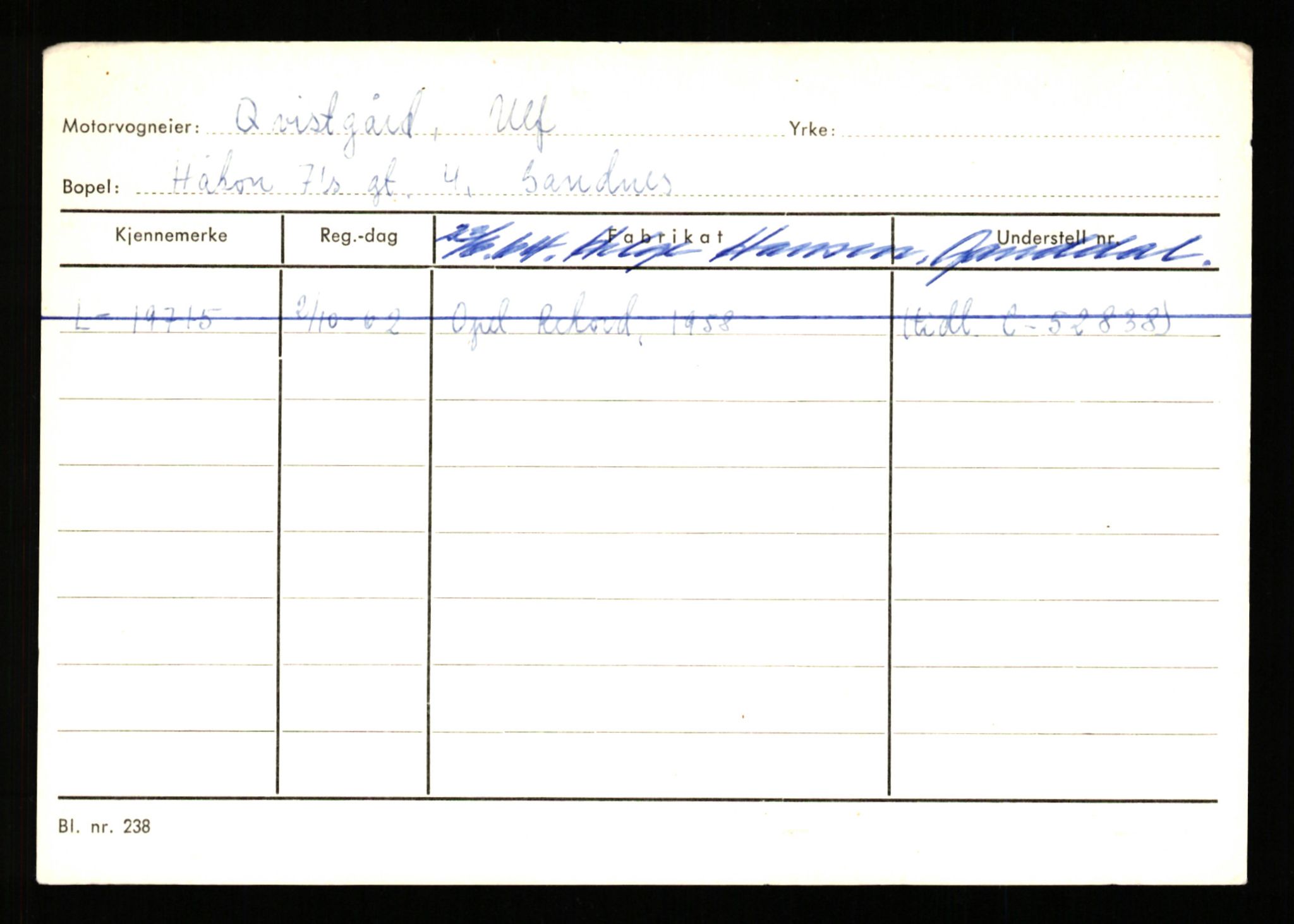 Stavanger trafikkstasjon, SAST/A-101942/0/H/L0030: Polden - Retzius, 1930-1971, p. 361