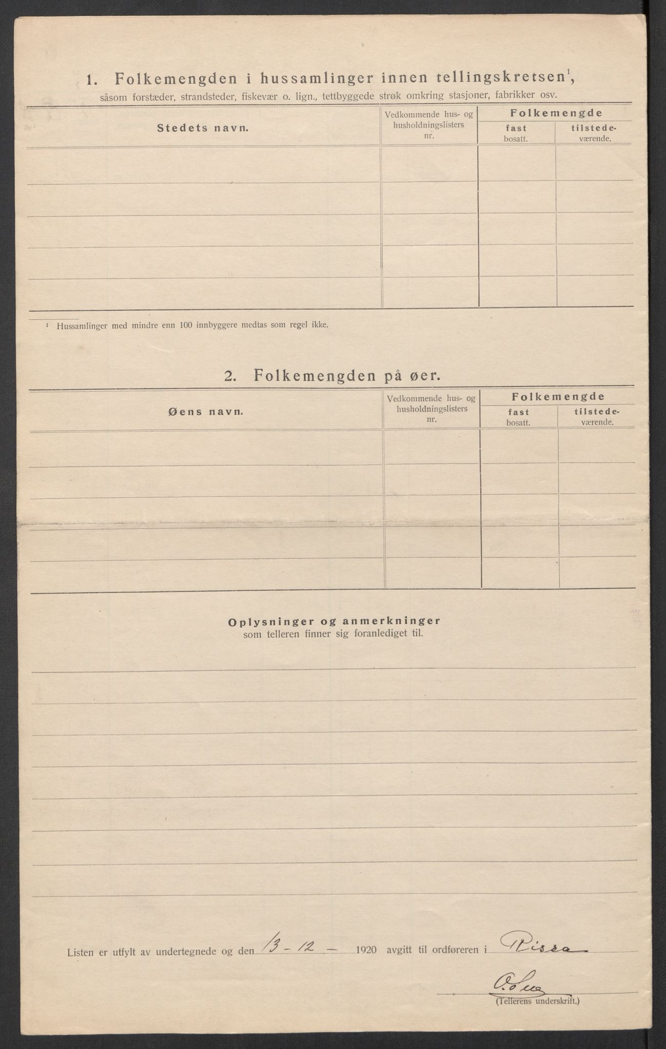 SAT, 1920 census for Rissa, 1920, p. 23