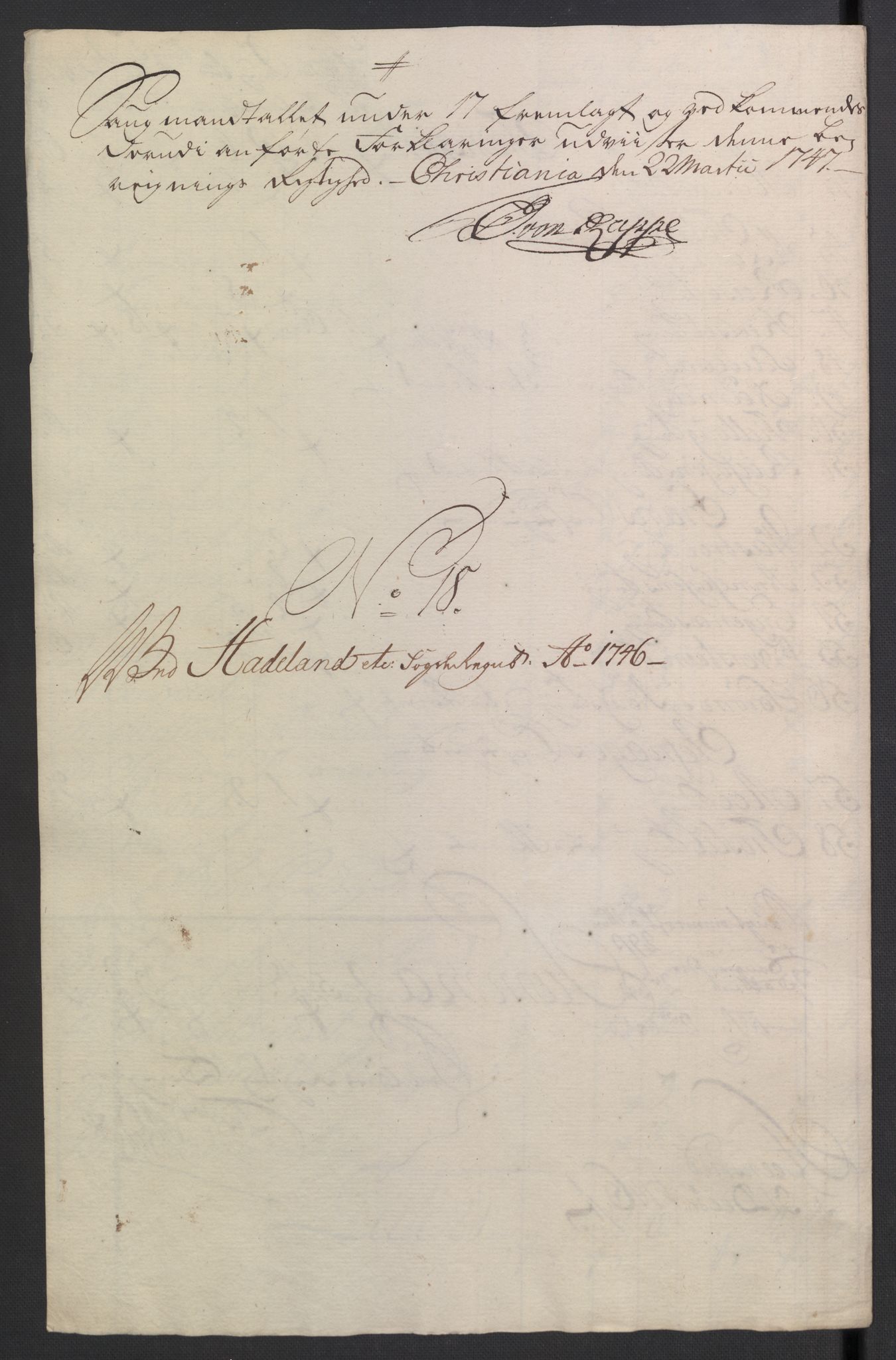 Rentekammeret inntil 1814, Reviderte regnskaper, Fogderegnskap, AV/RA-EA-4092/R18/L1345: Fogderegnskap Hadeland, Toten og Valdres, 1745-1746, p. 415