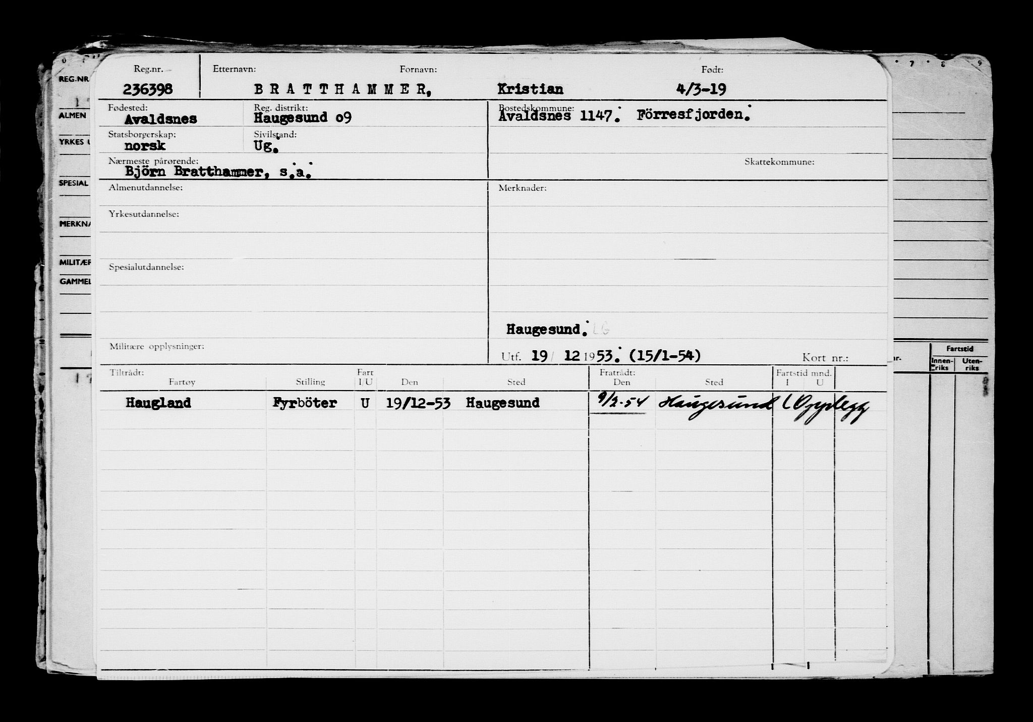 Direktoratet for sjømenn, AV/RA-S-3545/G/Gb/L0166: Hovedkort, 1919, p. 647