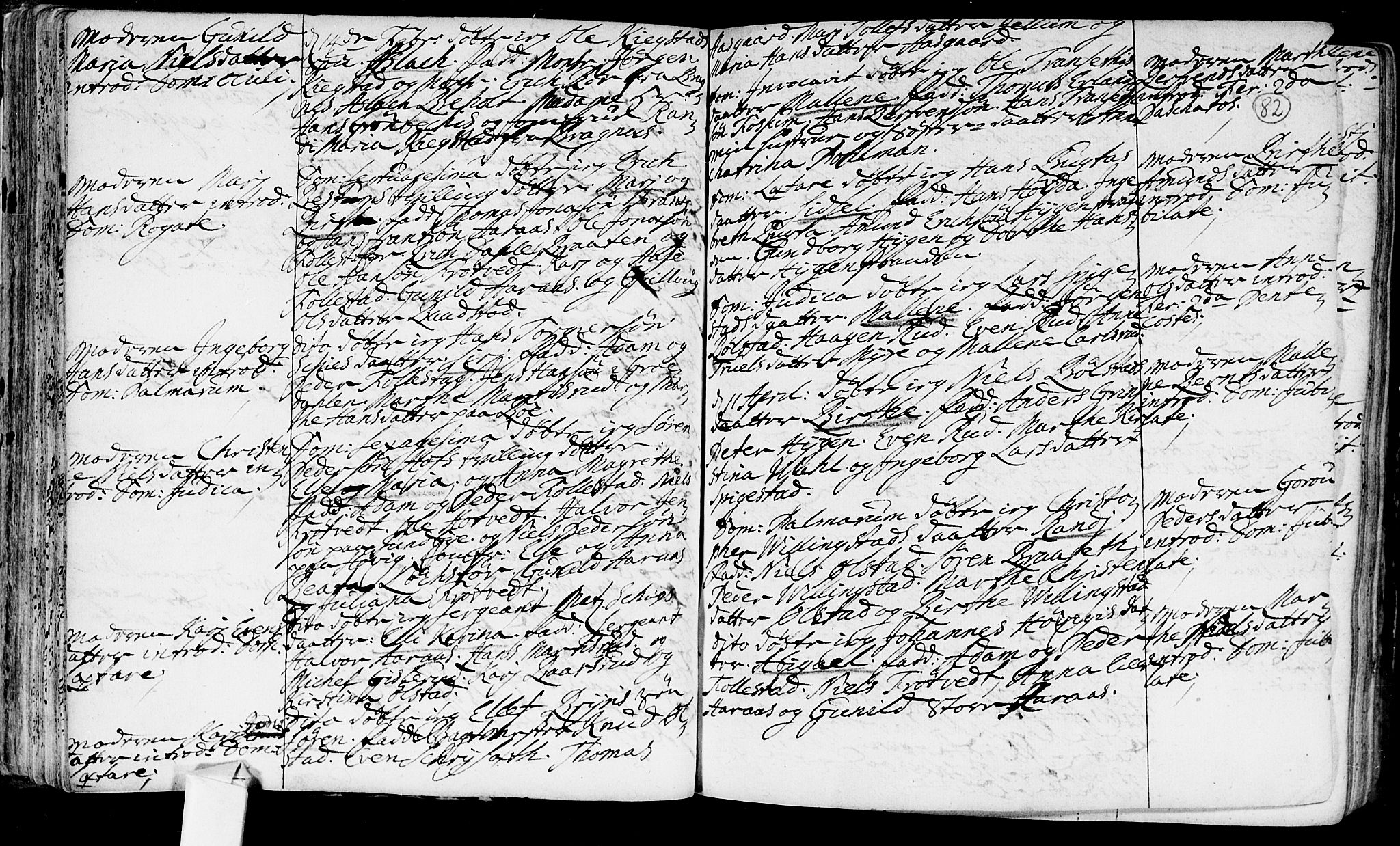 Røyken kirkebøker, AV/SAKO-A-241/F/Fa/L0002: Parish register (official) no. 2, 1731-1782, p. 82