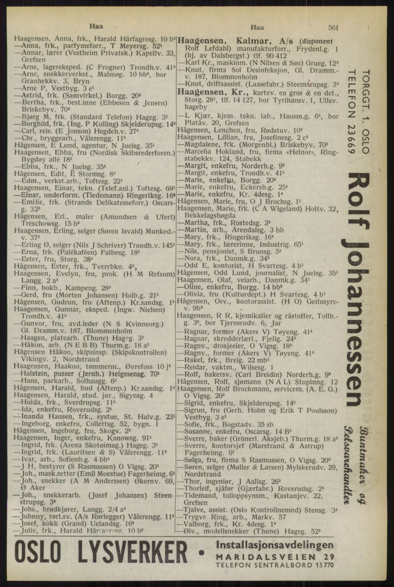 Kristiania/Oslo adressebok, PUBL/-, 1944, p. 561