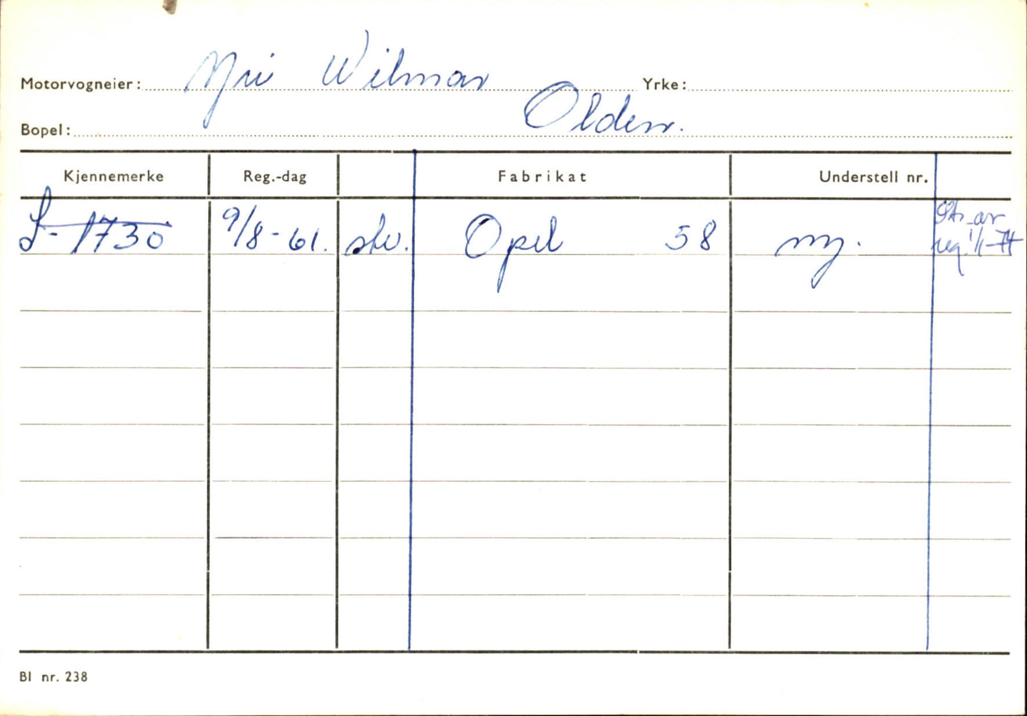 Statens vegvesen, Sogn og Fjordane vegkontor, AV/SAB-A-5301/4/F/L0131: Eigarregister Høyanger P-Å. Stryn S-Å, 1945-1975, p. 2432