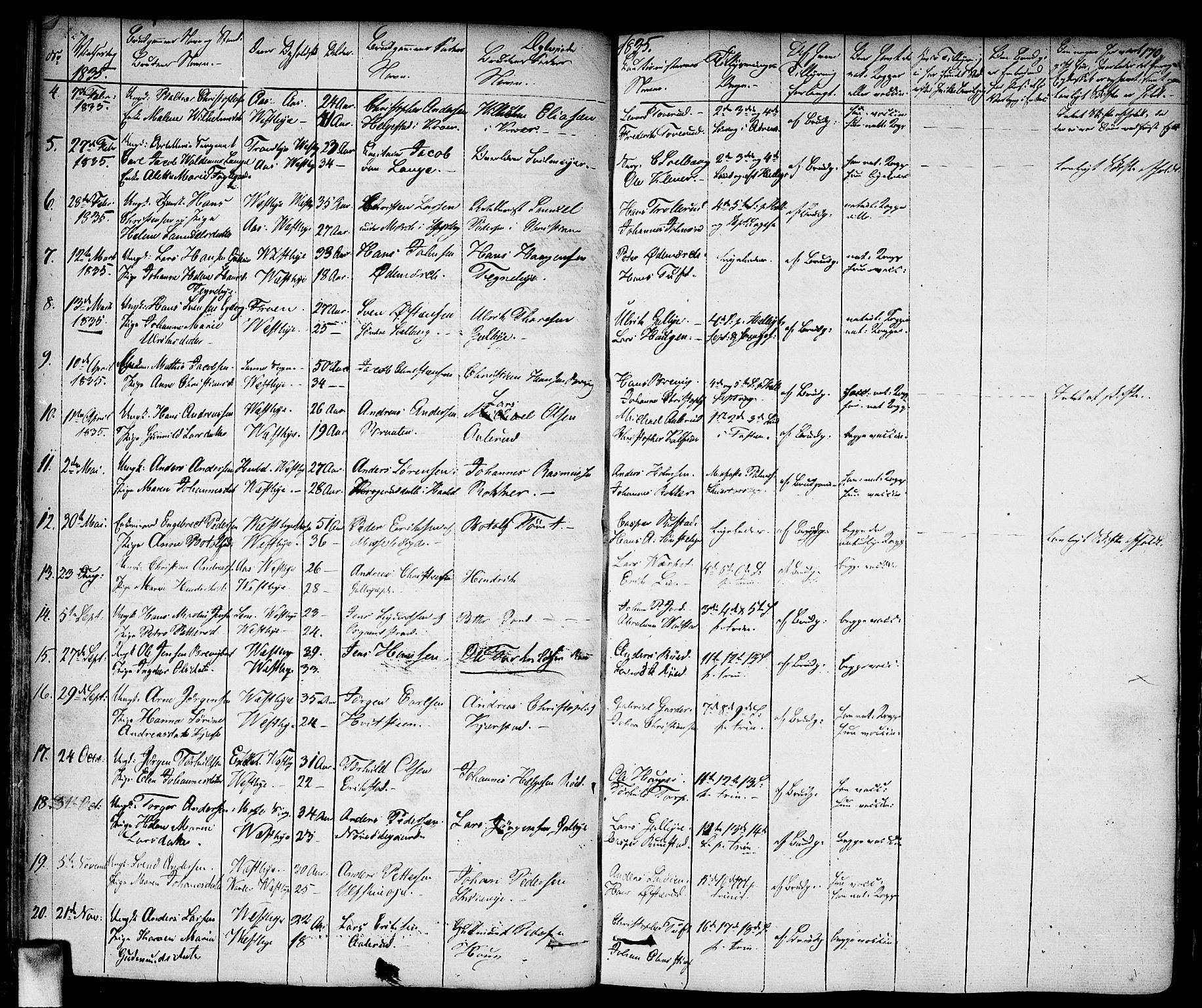 Vestby prestekontor Kirkebøker, AV/SAO-A-10893/F/Fa/L0006: Parish register (official) no. I 6, 1827-1849, p. 170