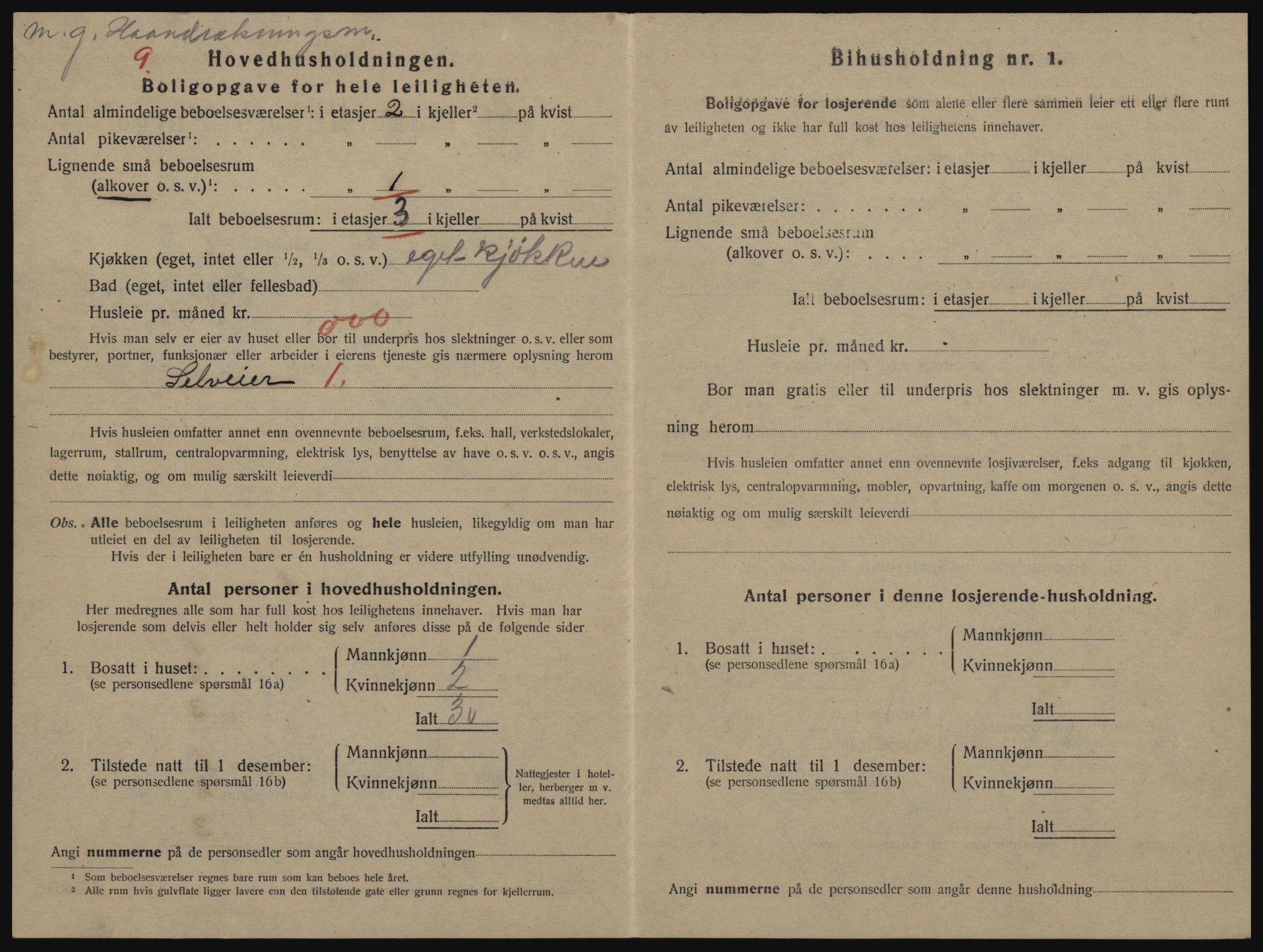 SAO, 1920 census for Drøbak, 1920, p. 1496