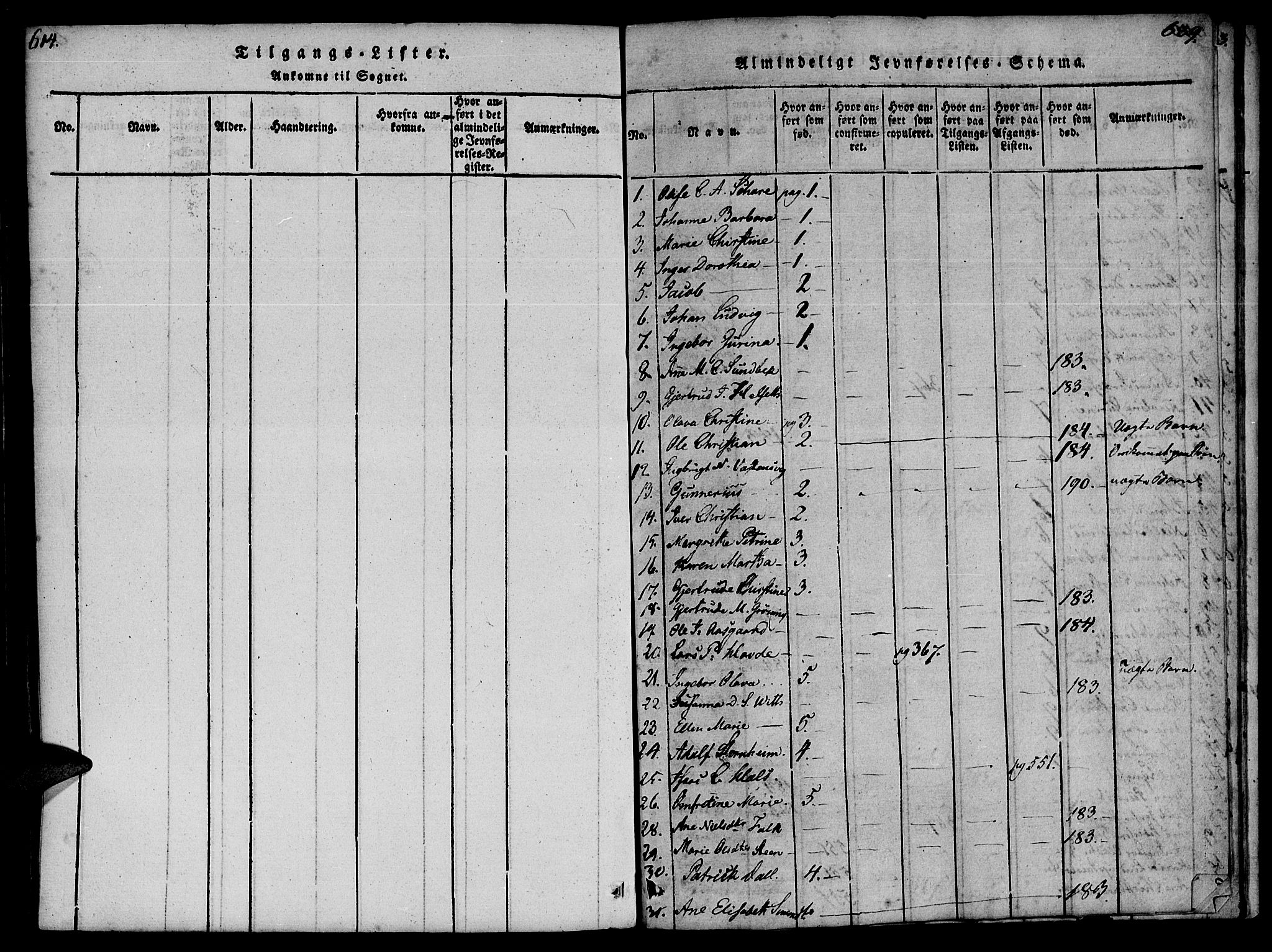 Ministerialprotokoller, klokkerbøker og fødselsregistre - Møre og Romsdal, SAT/A-1454/572/L0842: Parish register (official) no. 572A05, 1819-1832, p. 638-639