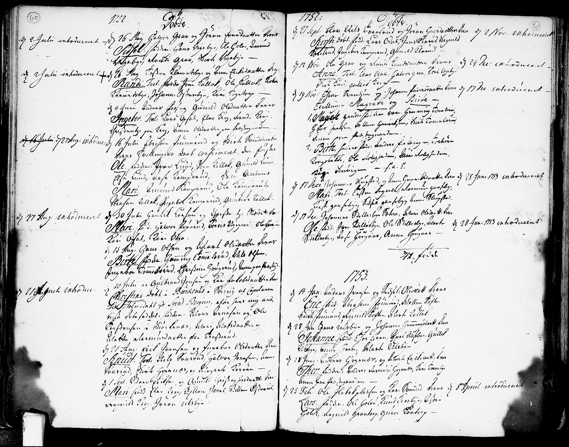 Rødenes prestekontor Kirkebøker, AV/SAO-A-2005/F/Fa/L0002: Parish register (official) no. I 2, 1733-1776, p. 60-61