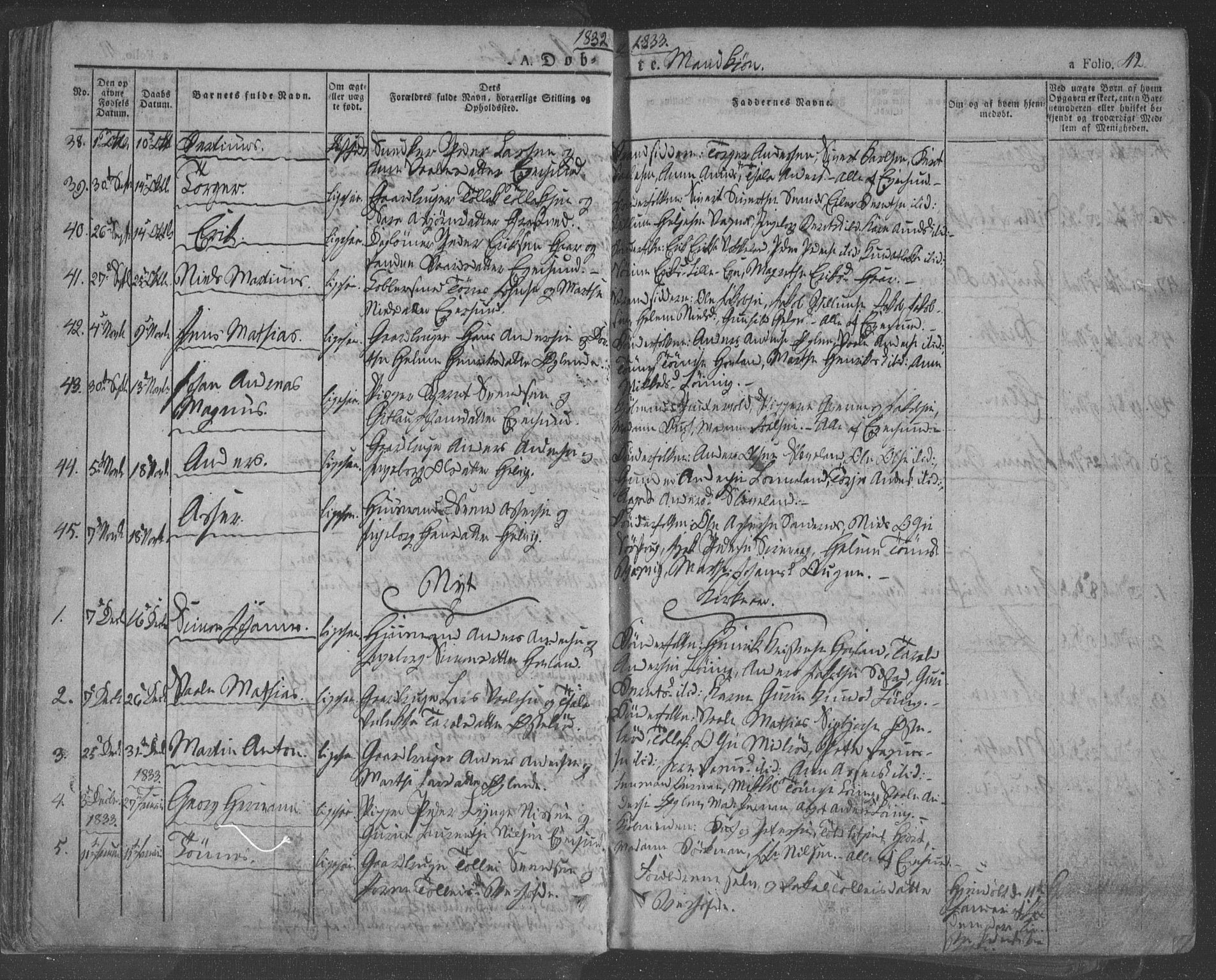 Eigersund sokneprestkontor, SAST/A-101807/S08/L0009: Parish register (official) no. A 9, 1827-1850, p. 42