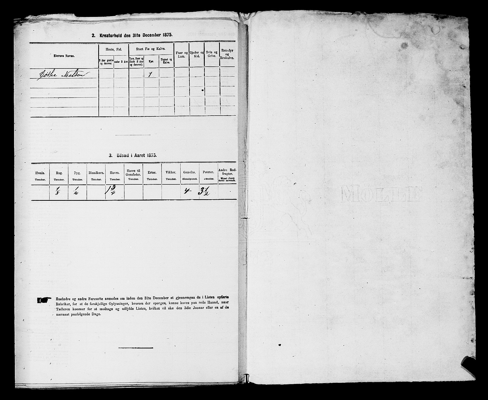 RA, 1875 census for 0128P Rakkestad, 1875, p. 1860