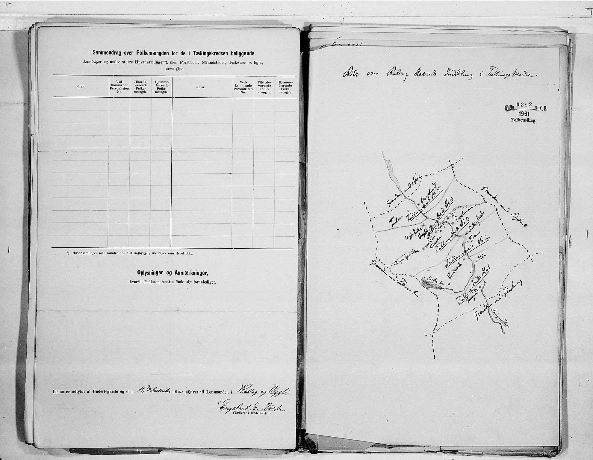 RA, 1900 census for Rollag, 1900, p. 14