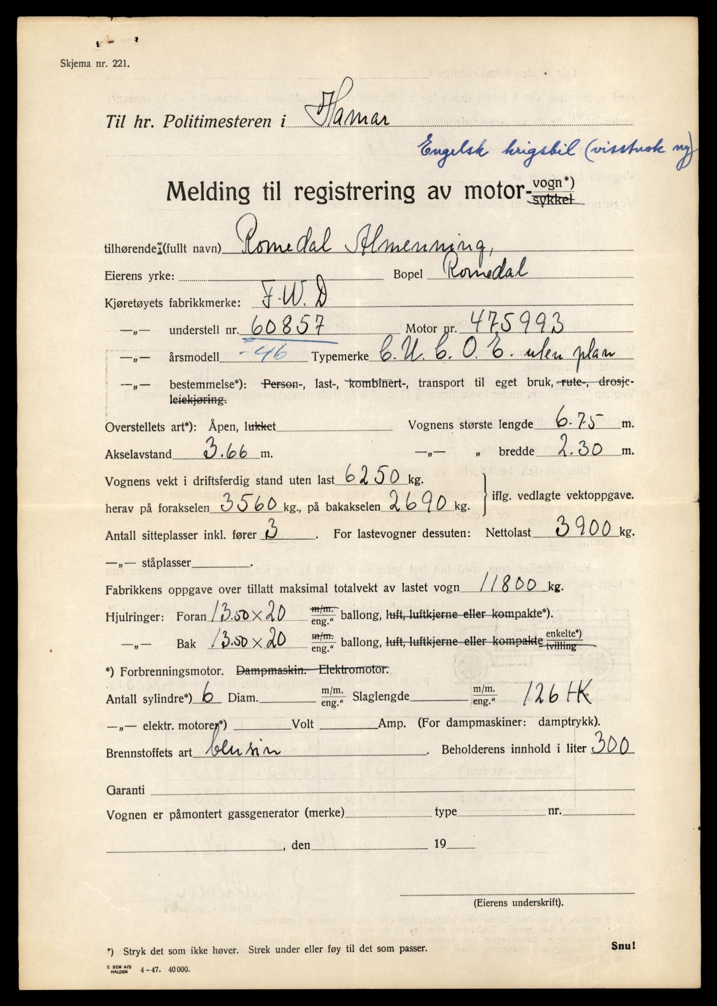 Møre og Romsdal vegkontor - Ålesund trafikkstasjon, AV/SAT-A-4099/F/Fe/L0034: Registreringskort for kjøretøy T 12500 - T 12652, 1927-1998, p. 870