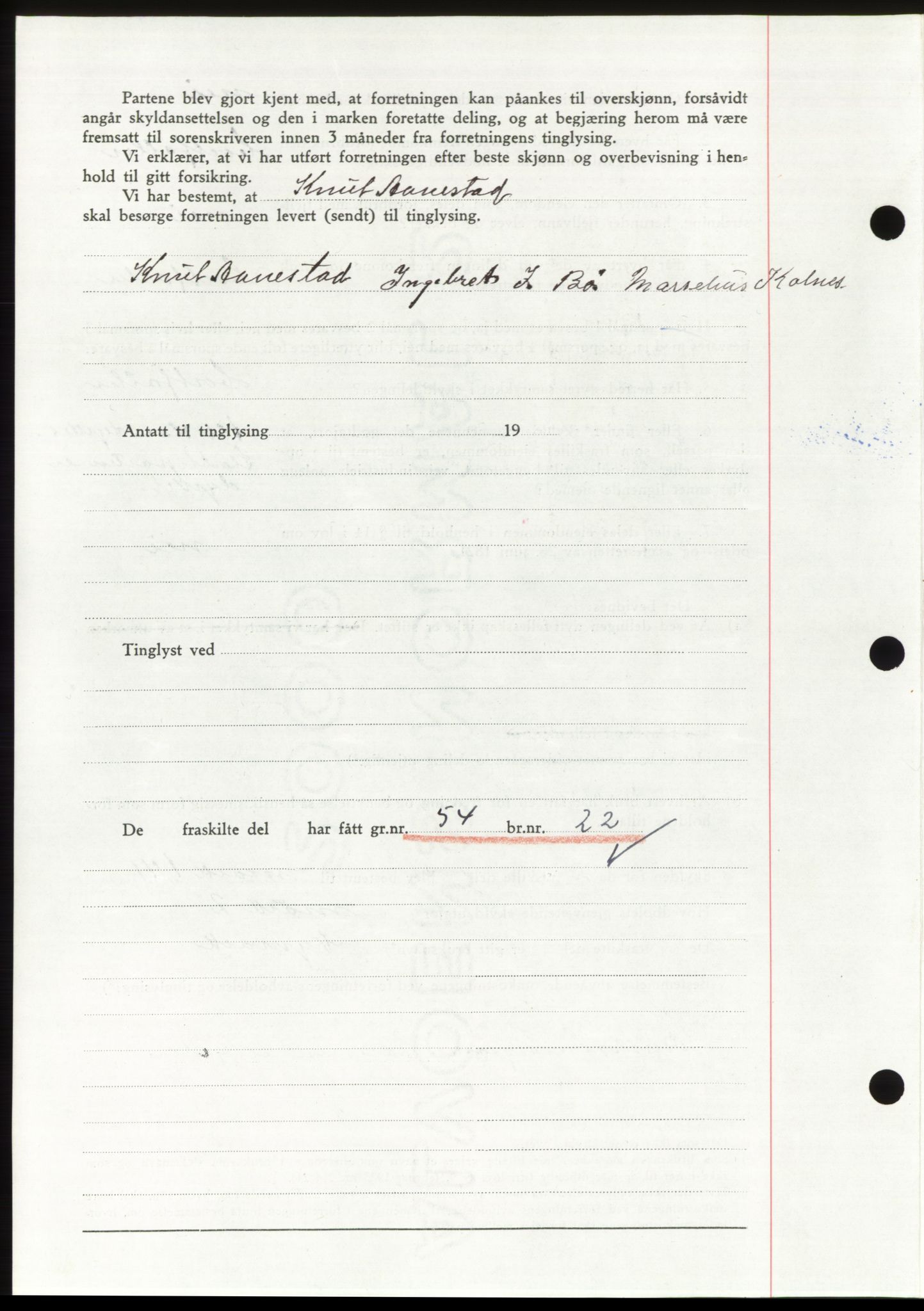 Jæren sorenskriveri, SAST/A-100310/03/G/Gba/L0070: Mortgage book, 1938-1938, Diary no: : 626/1938
