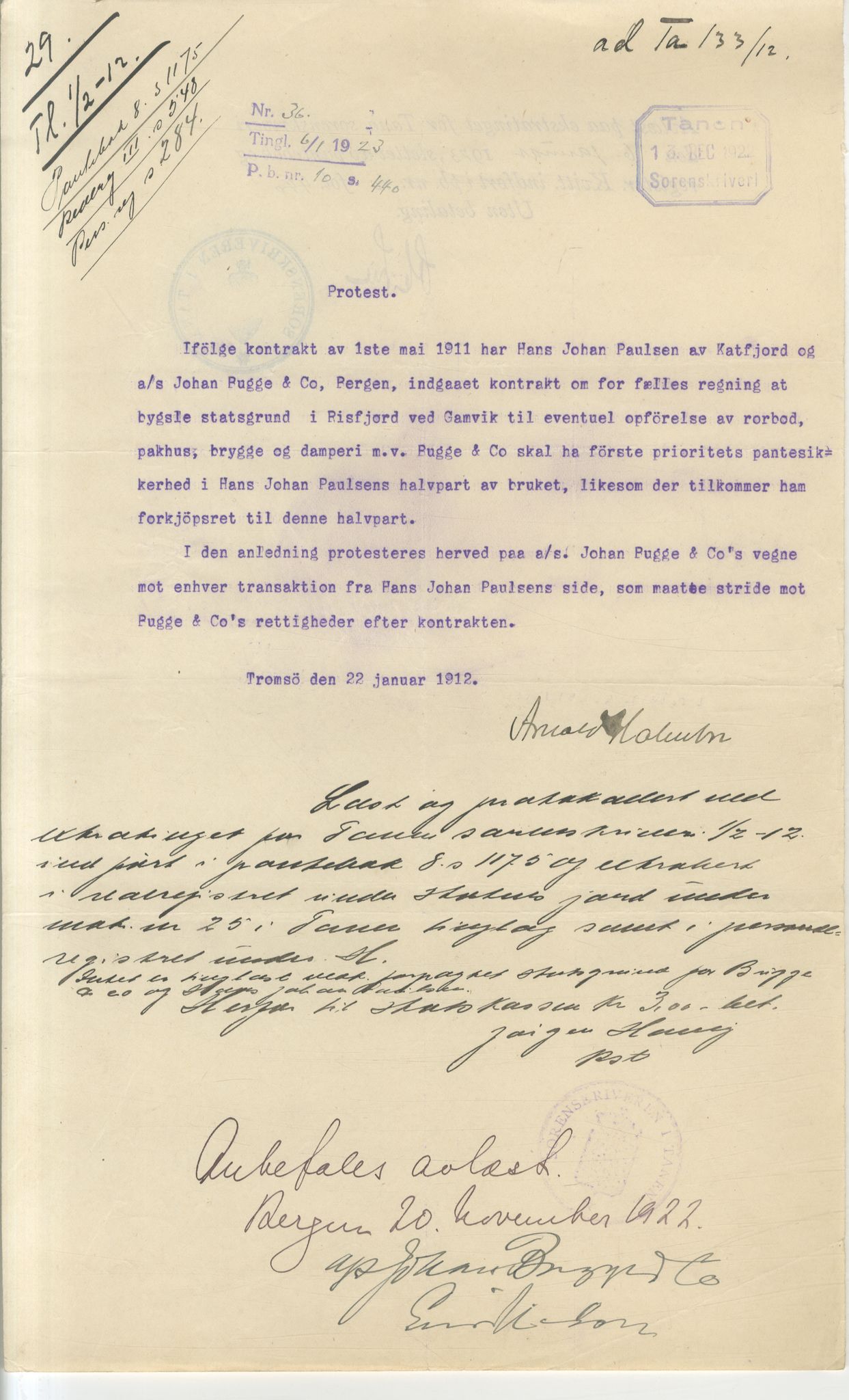 Brodtkorb handel A/S, VAMU/A-0001/Q/Qb/L0003: Faste eiendommer i Vardø Herred, 1862-1939, p. 366